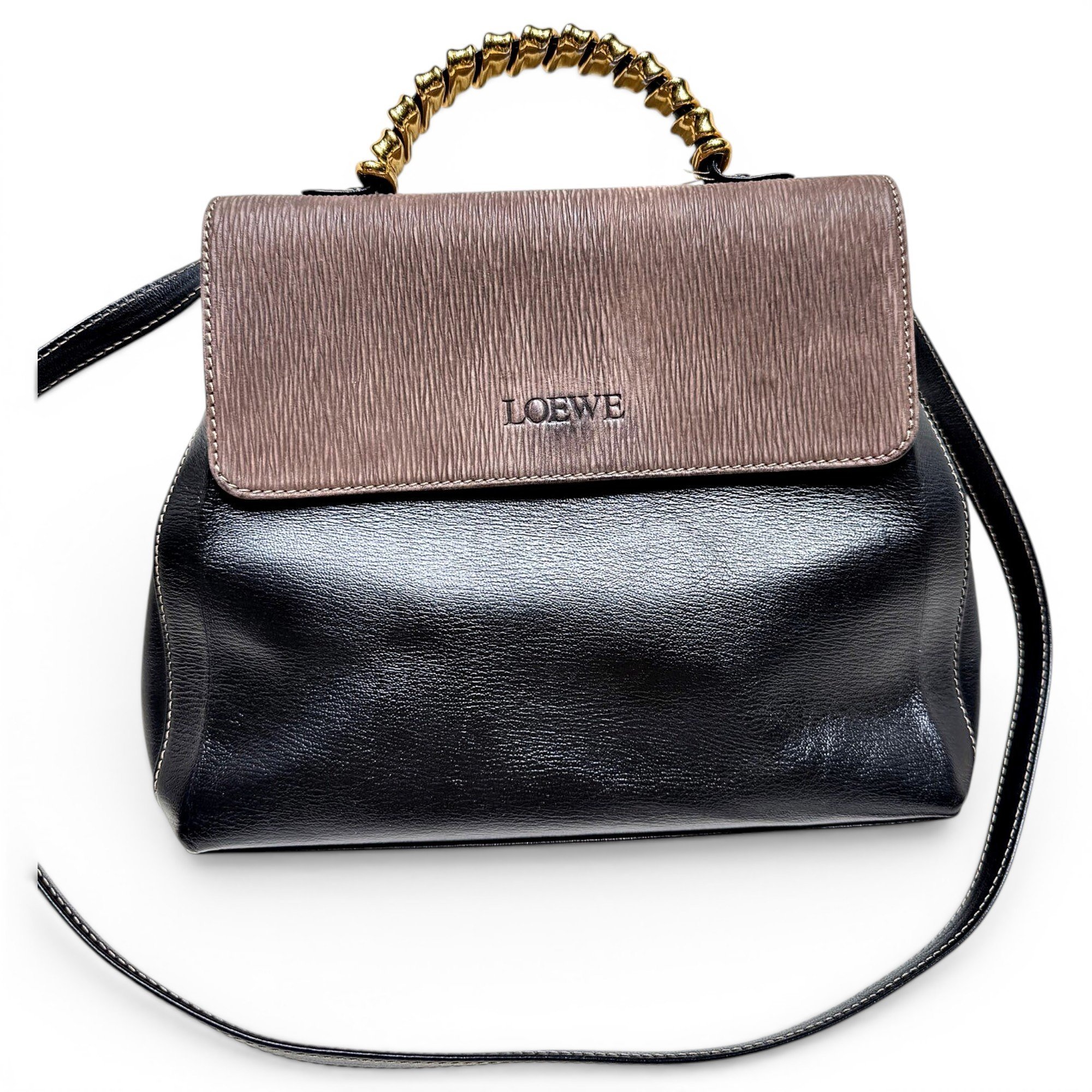 Leather handbag