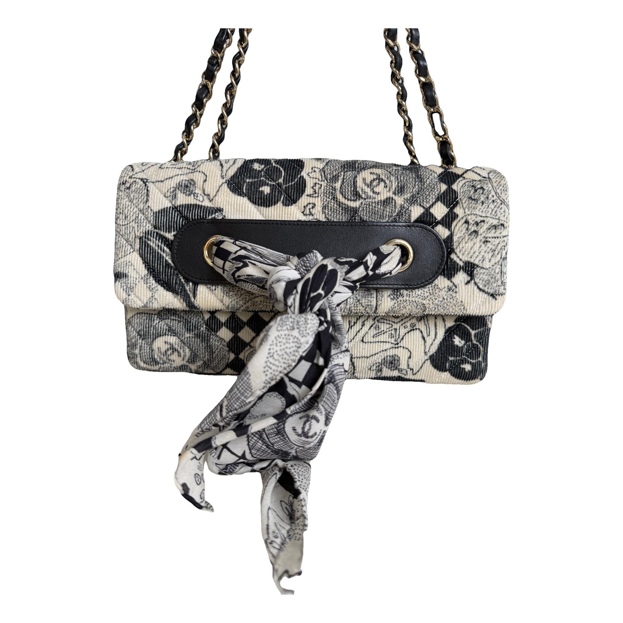 Velvet handbag