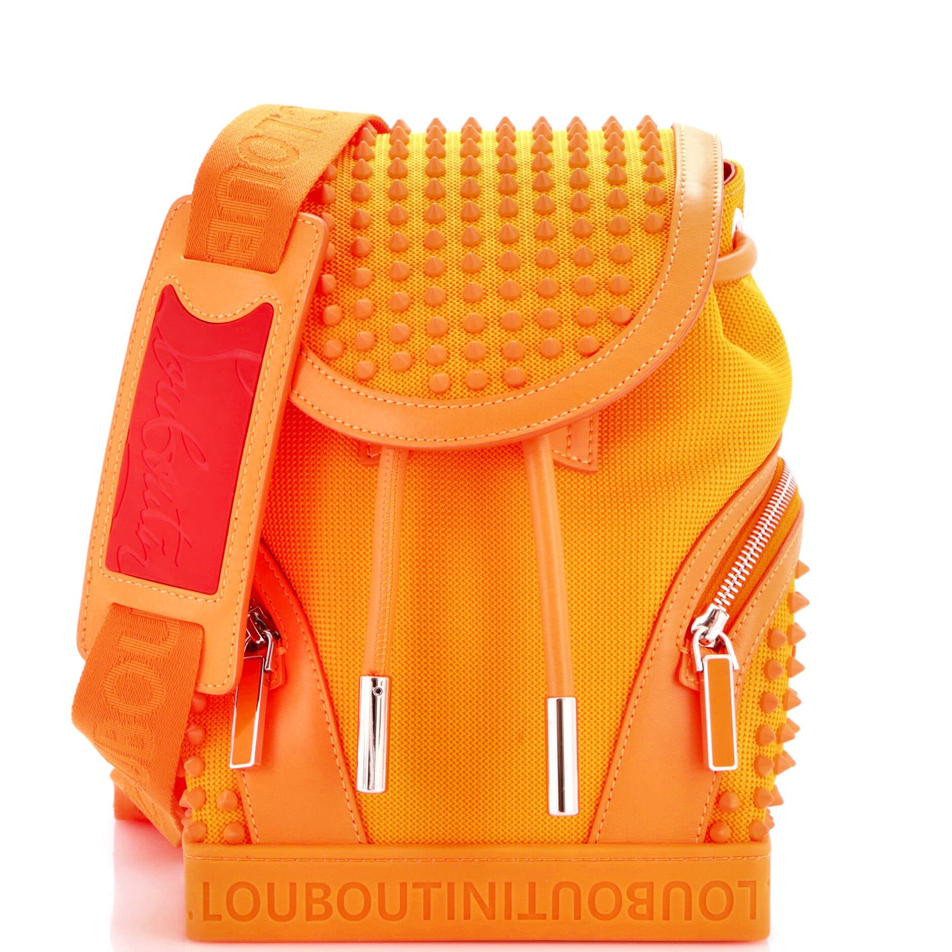 Explorafunk Backpack Spiked Leather Small