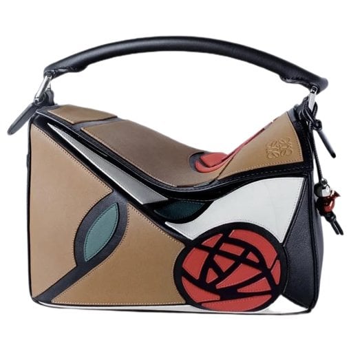 Loewe Puzzle leather clutch bag