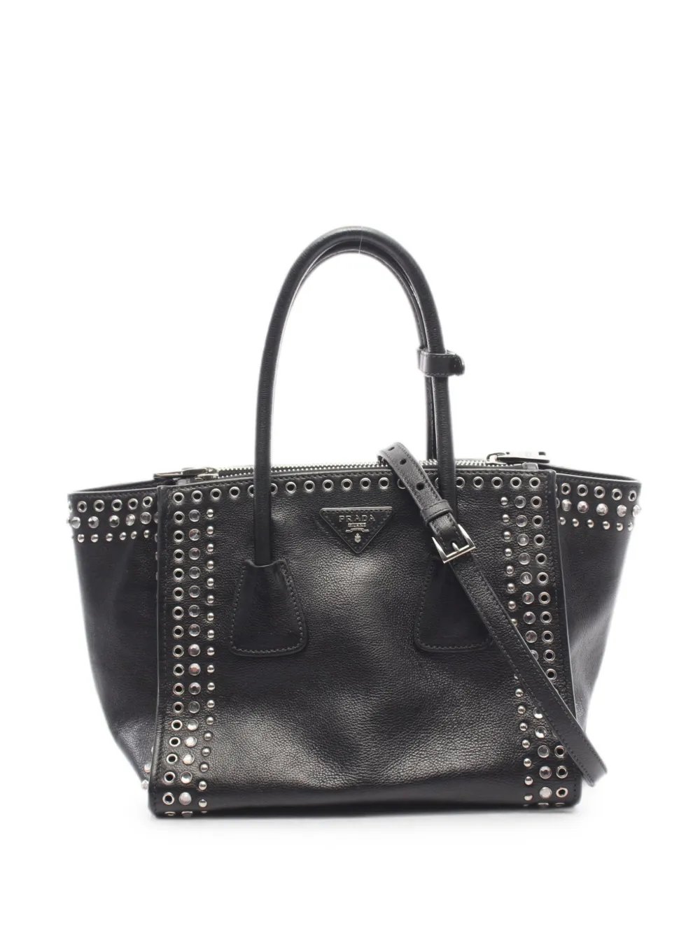 2010s studded tote bag