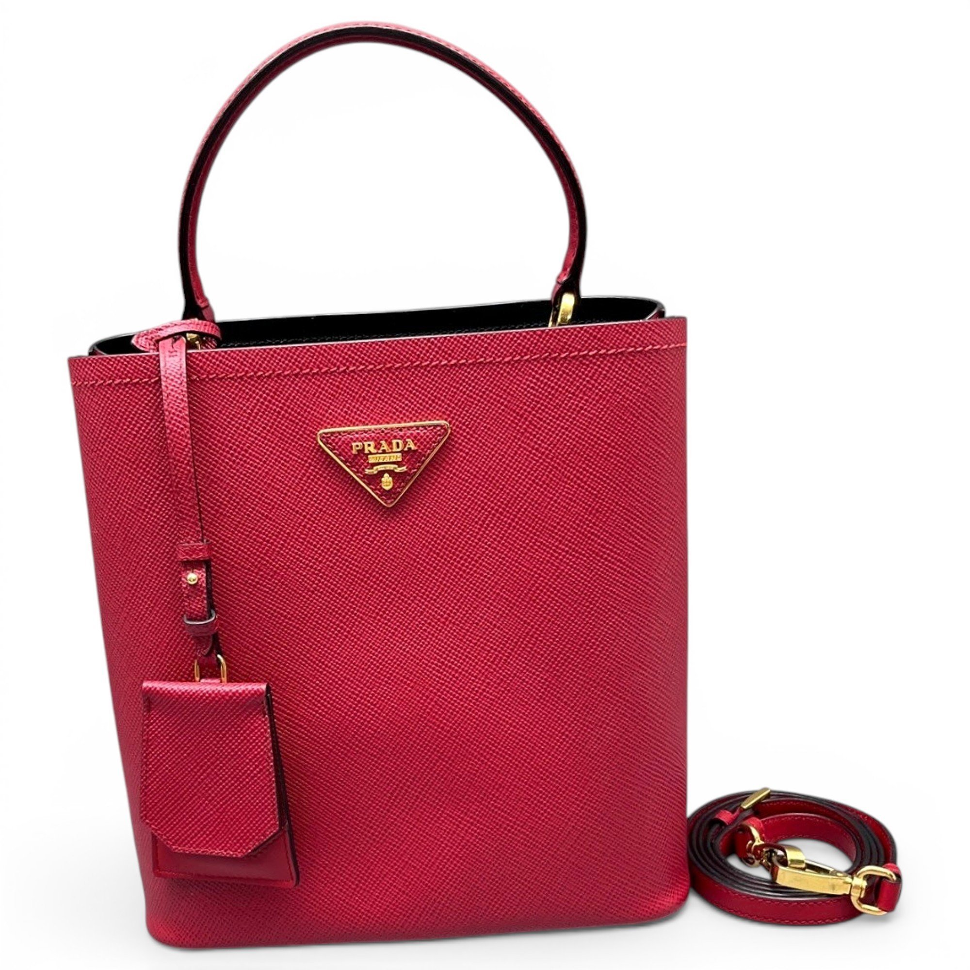 Panier leather handbag