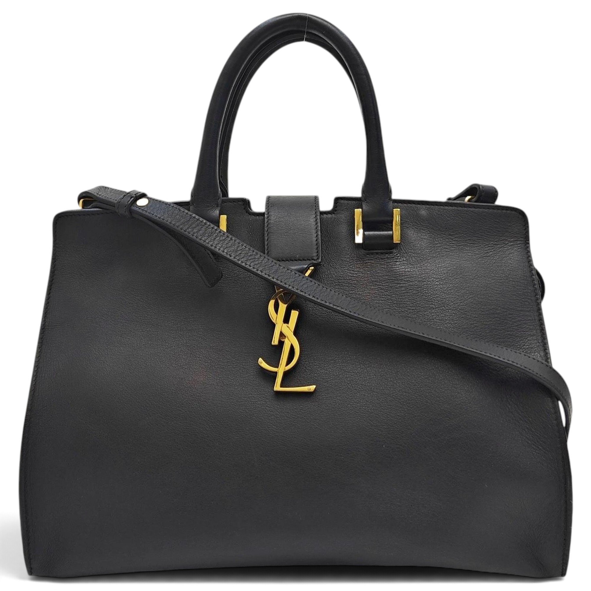 Saint Laurent Monogram Downtown Cabas leather handbag