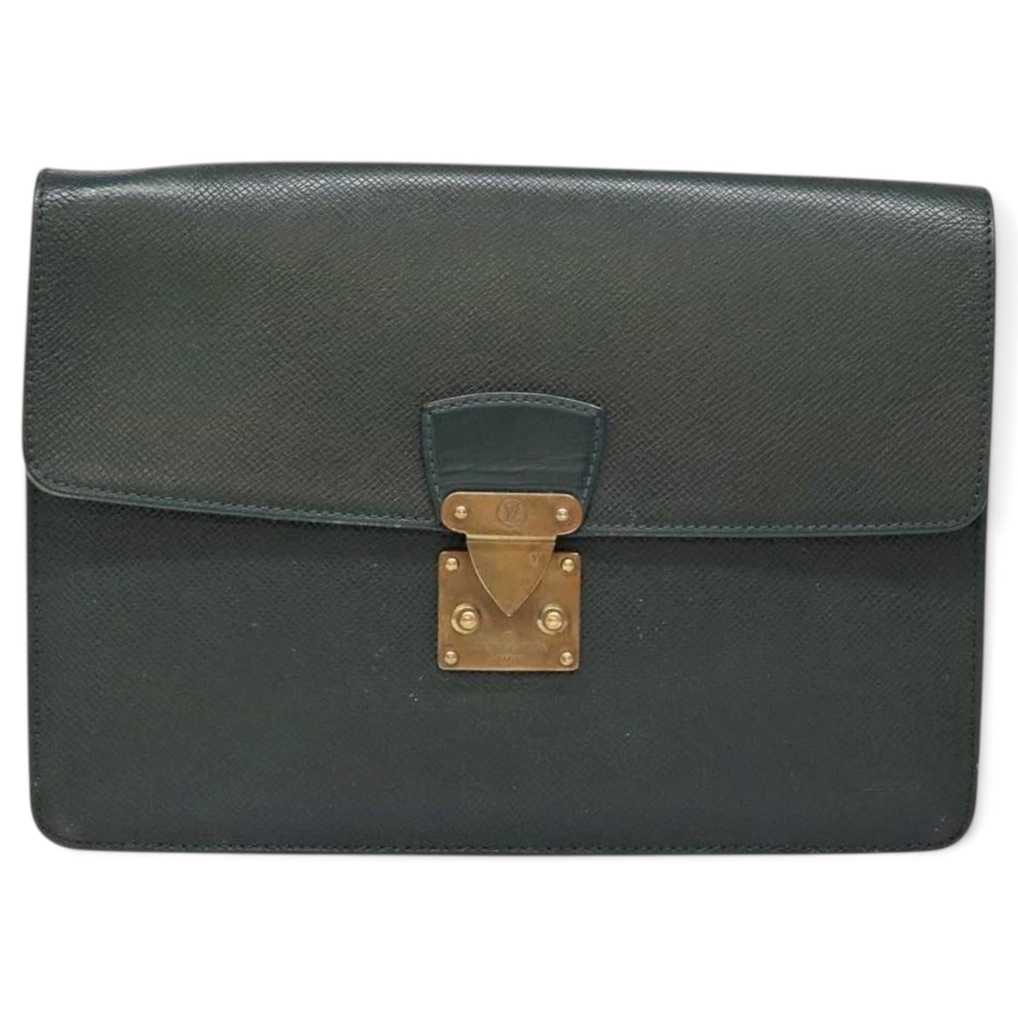 Kourad leather clutch bag