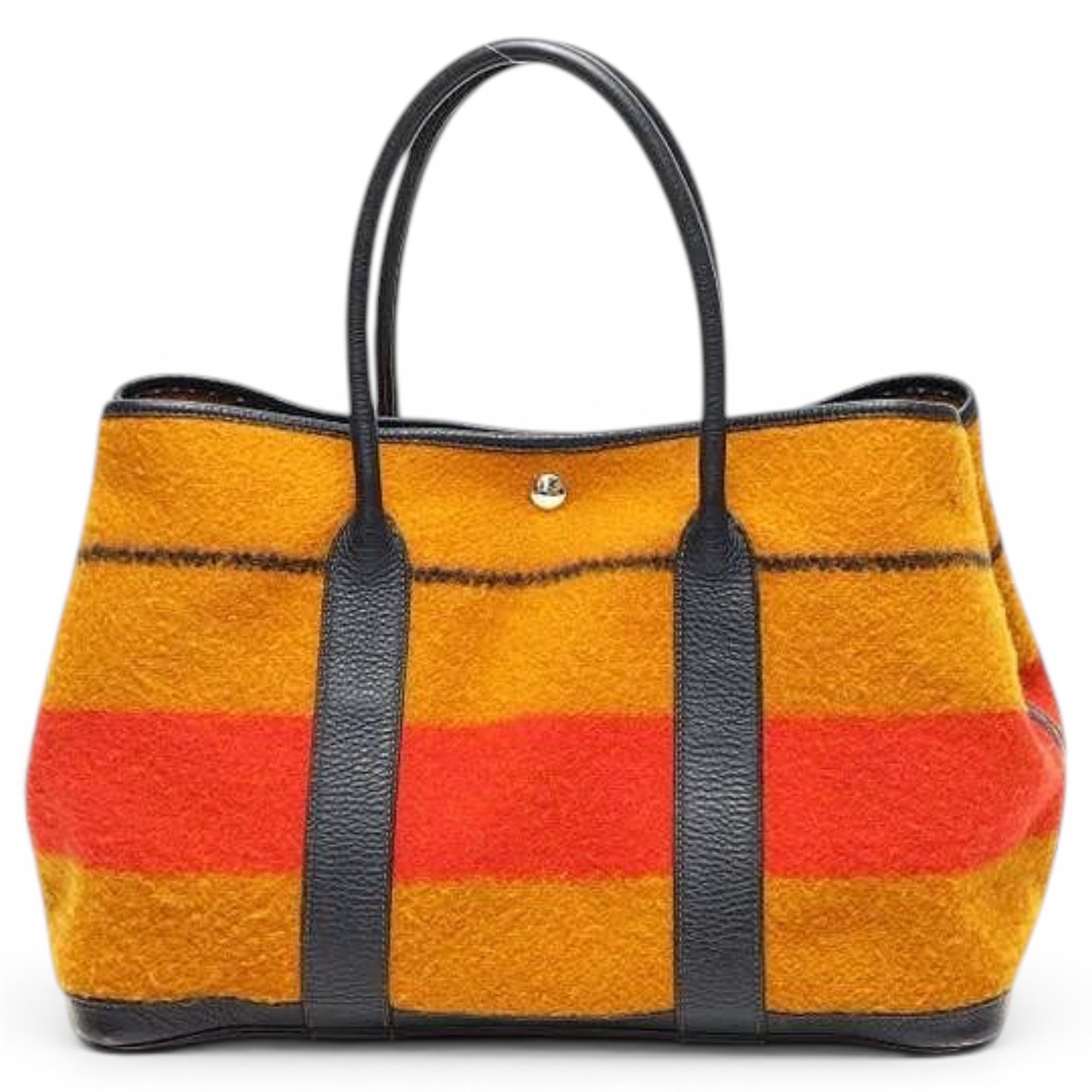 Garden Party wool handbag