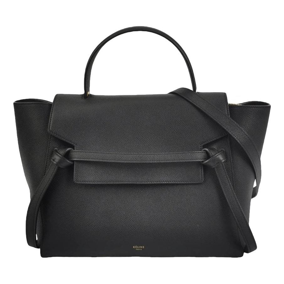 Belt leather handbag