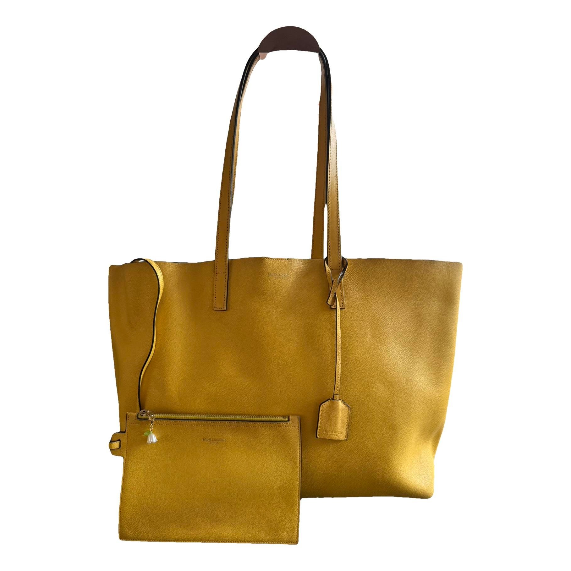 Leather tote