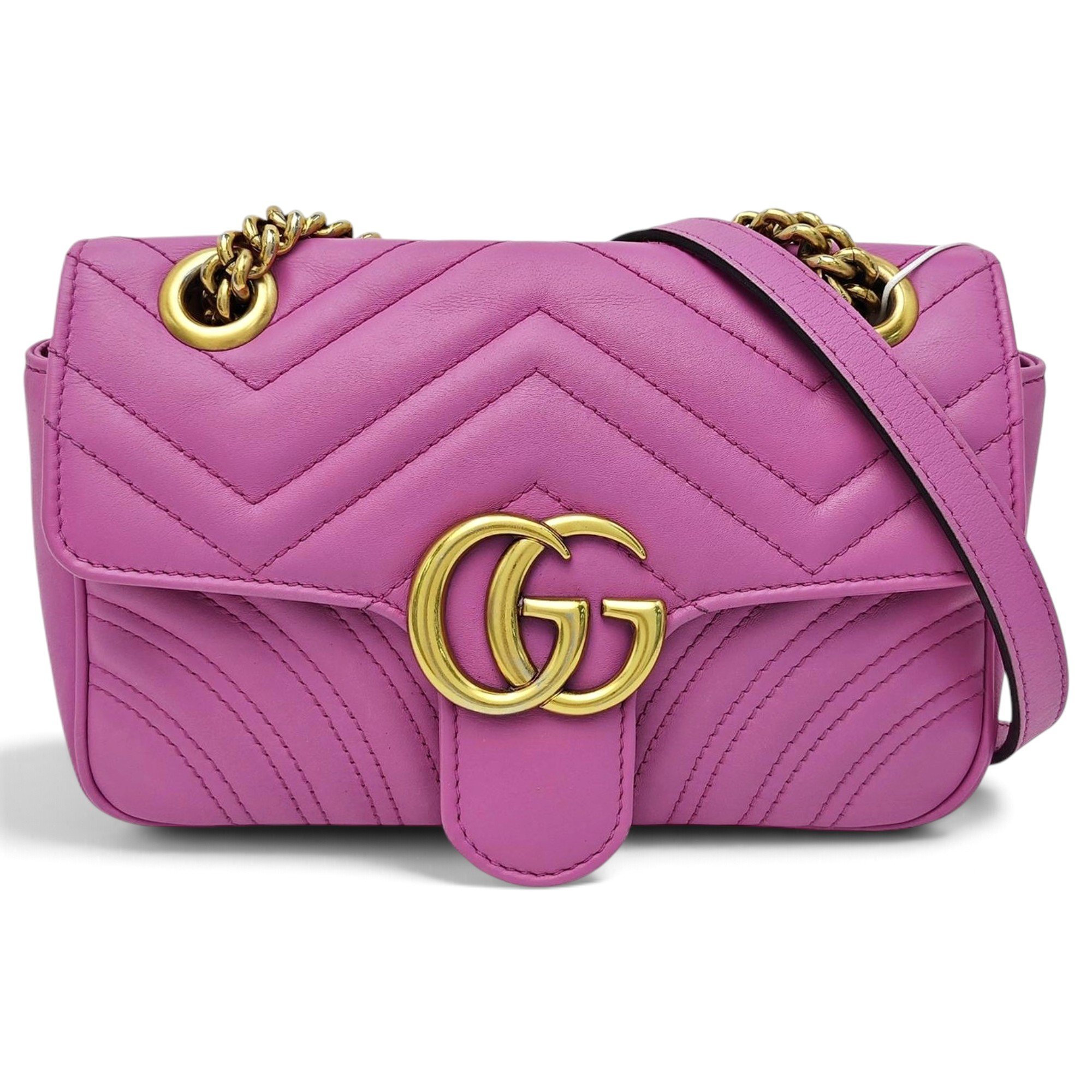 GG Marmont Flap leather crossbody bag