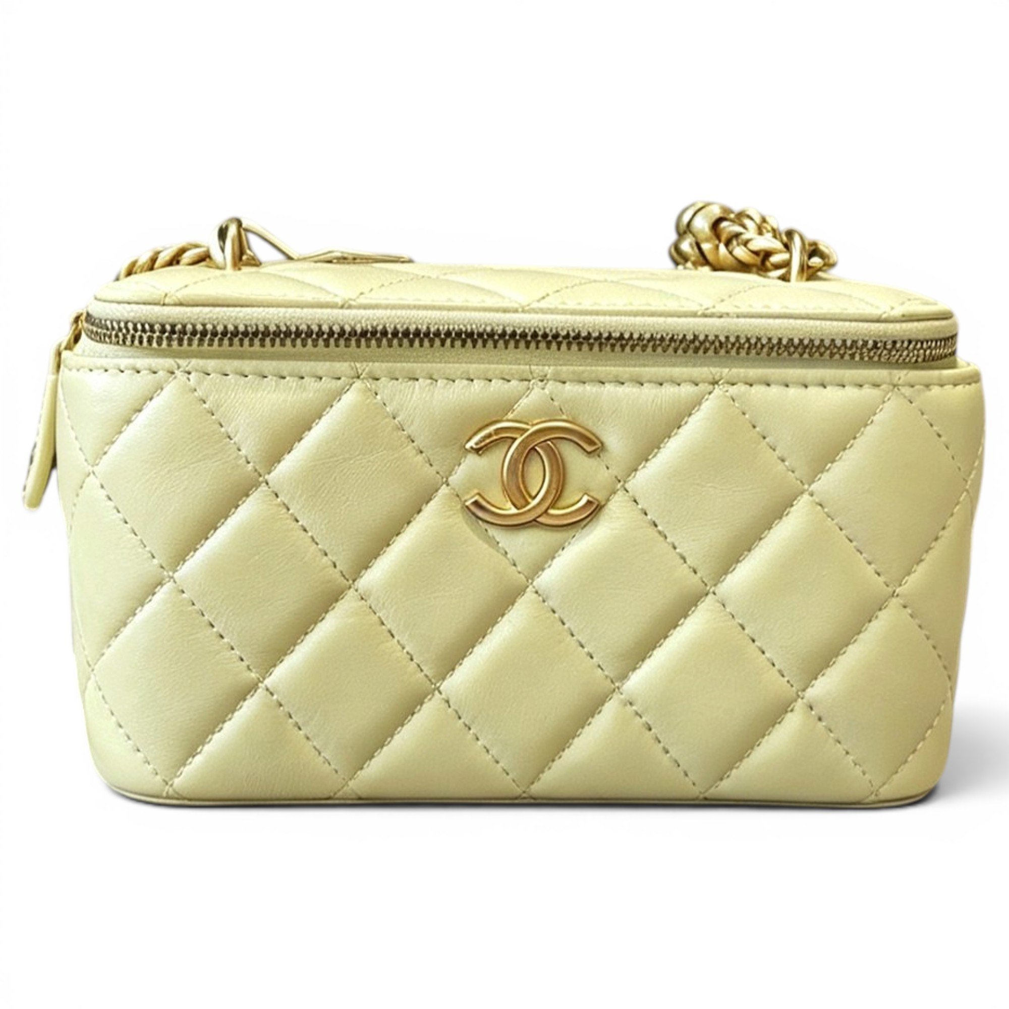 Trendy CC Vanity leather handbag