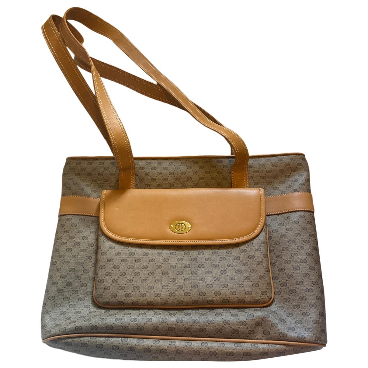 Leather tote