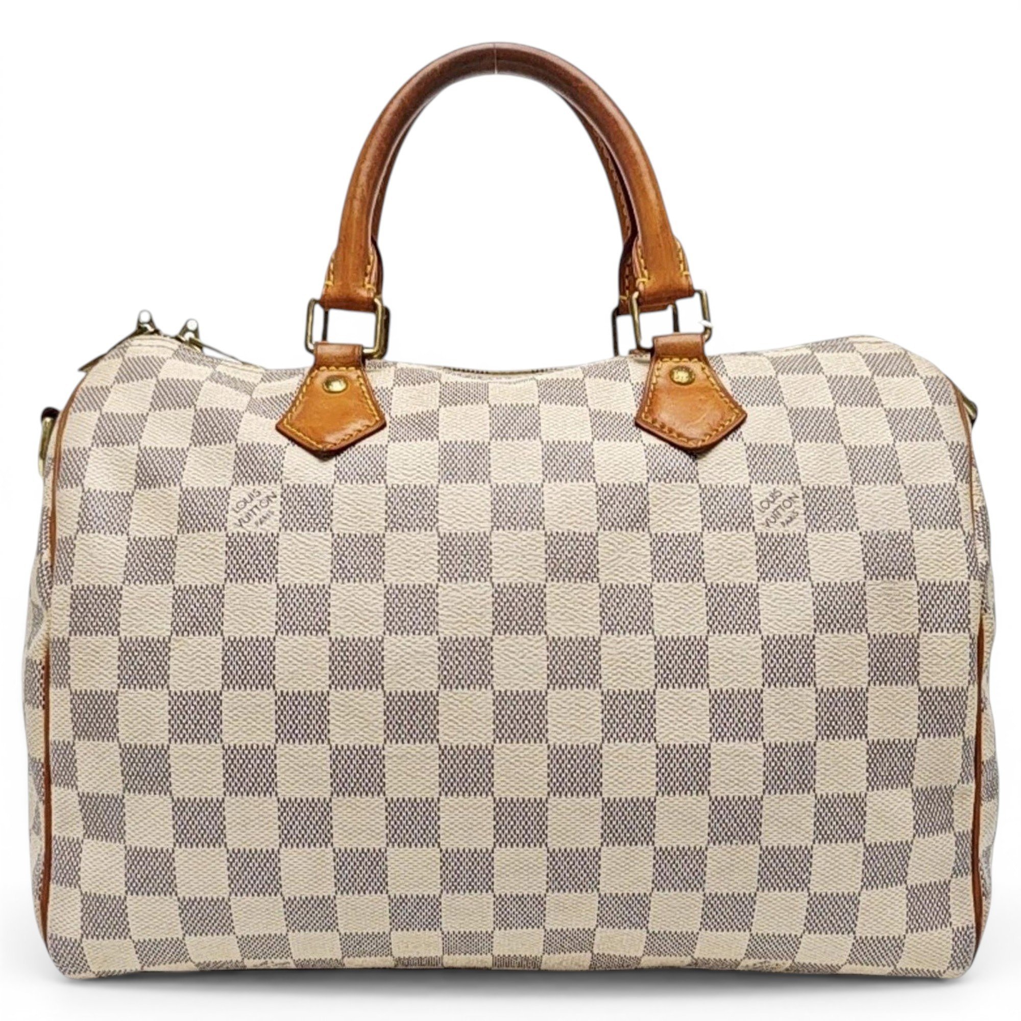 Nano Speedy / Mini HL leather handbag