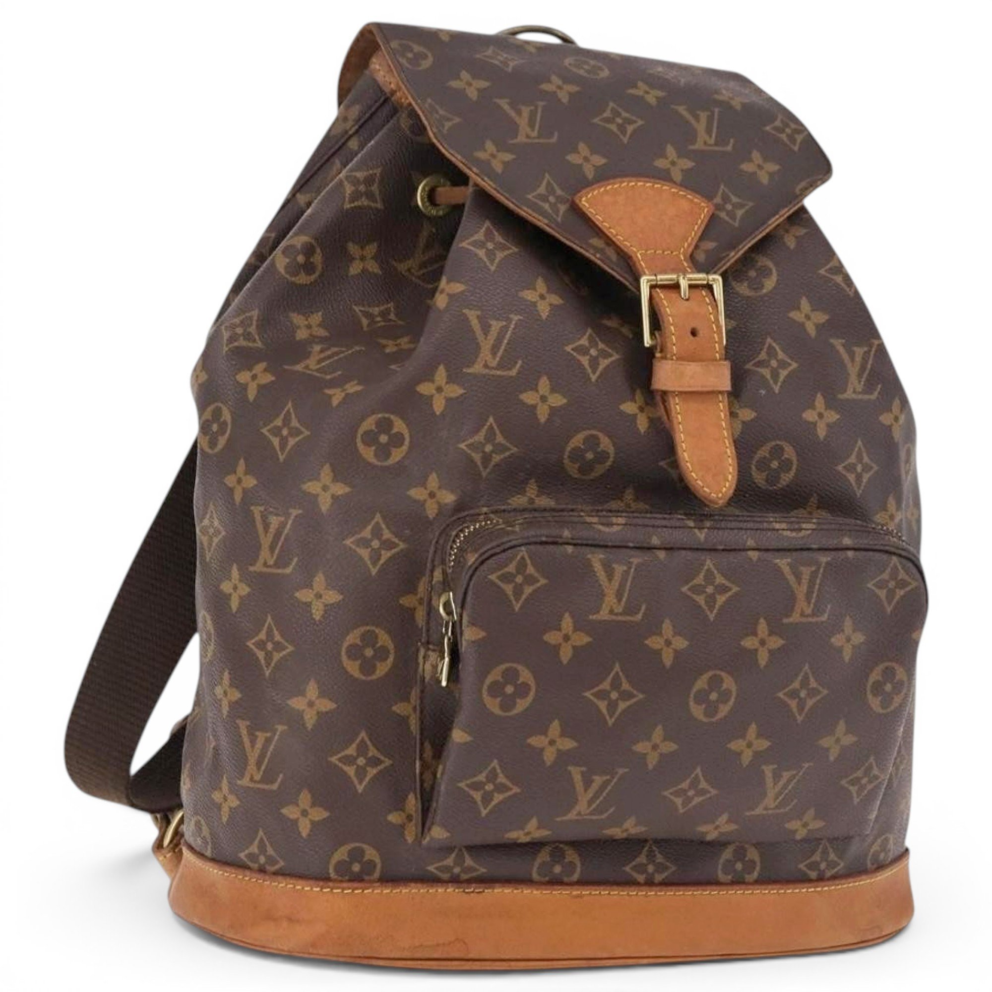 Montsouris leather backpack
