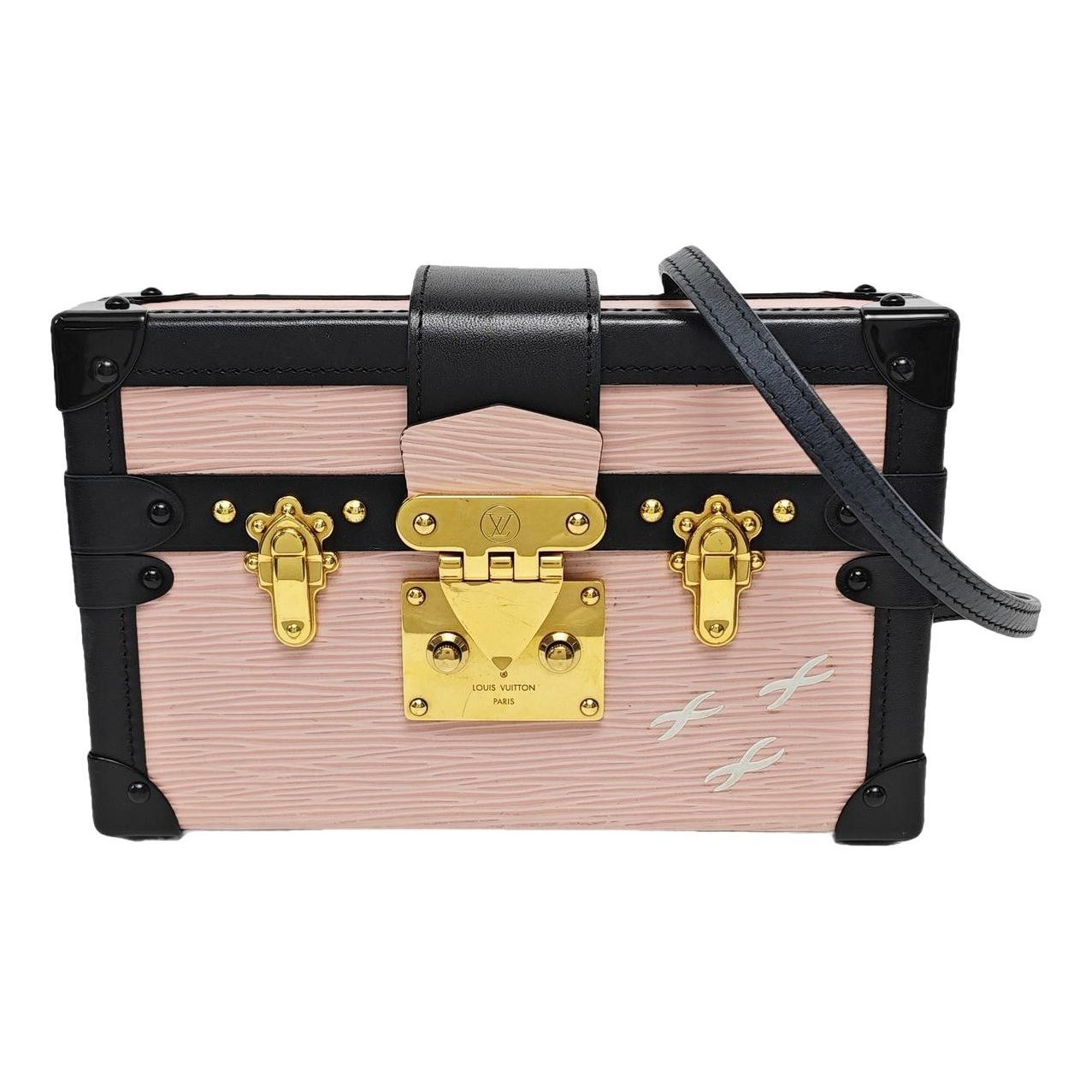 Petite Malle leather crossbody bag