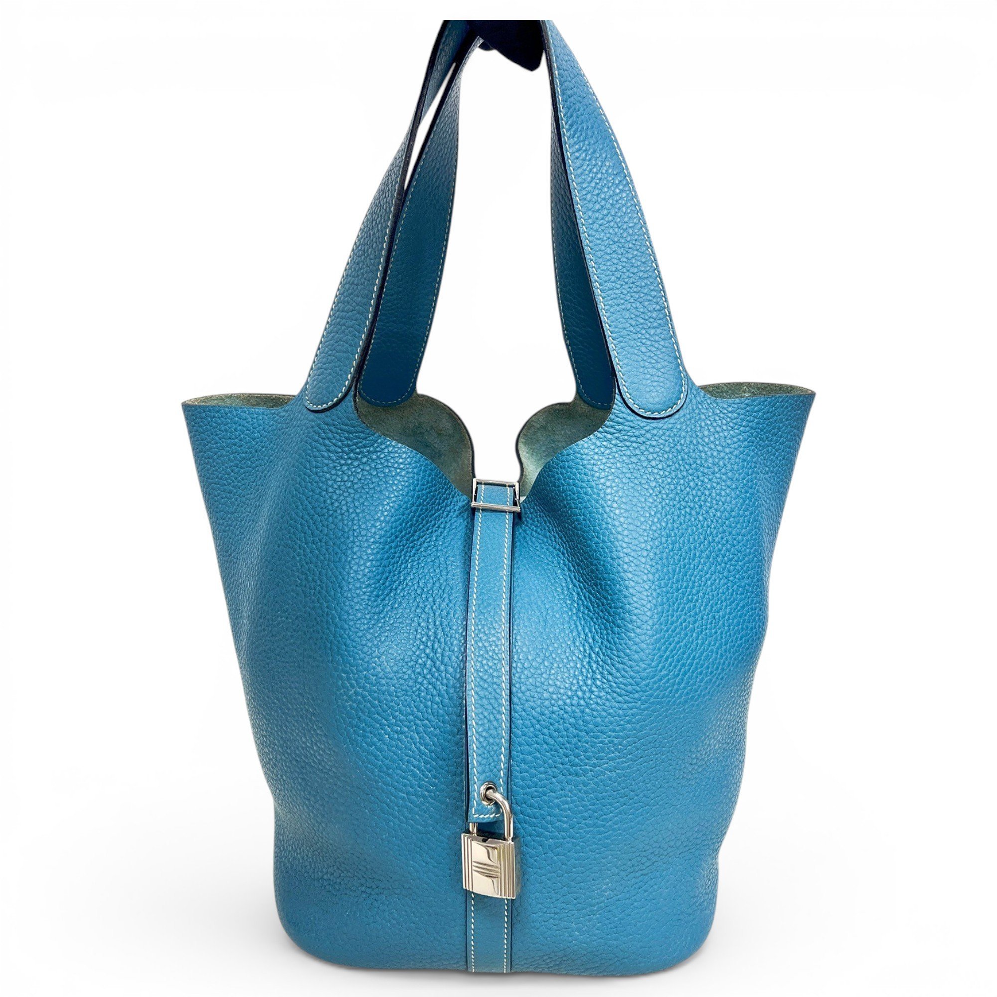 Picotin leather handbag