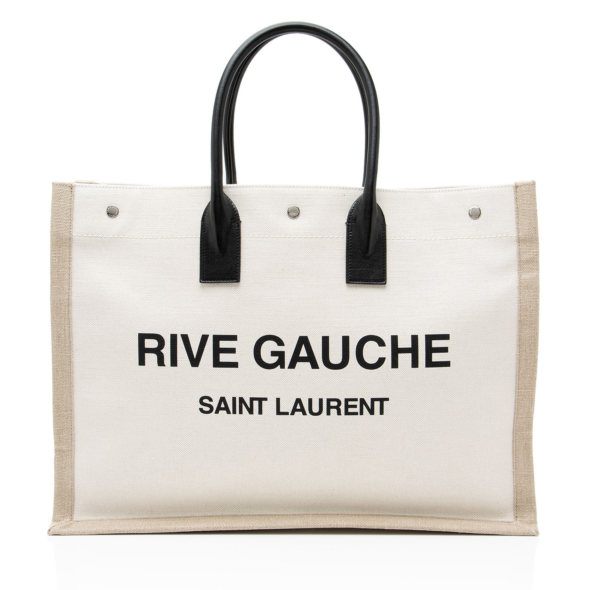 Rive Gauche leather tote