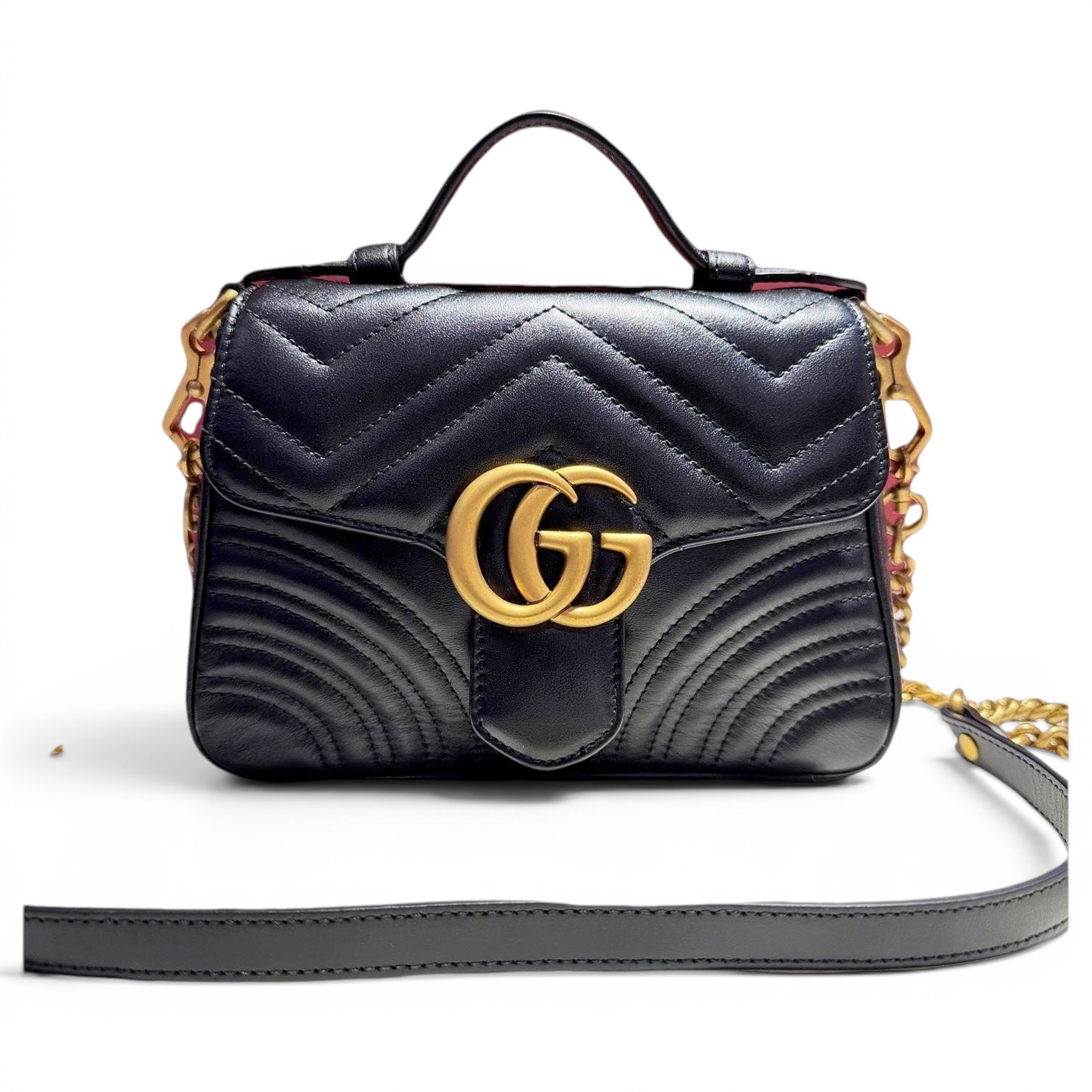 GG Marmont Flap leather handbag