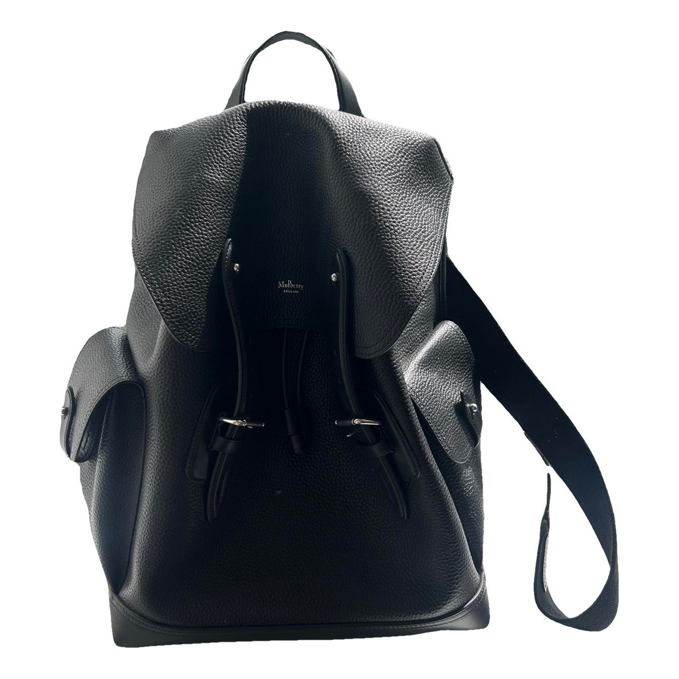 Leather backpack
