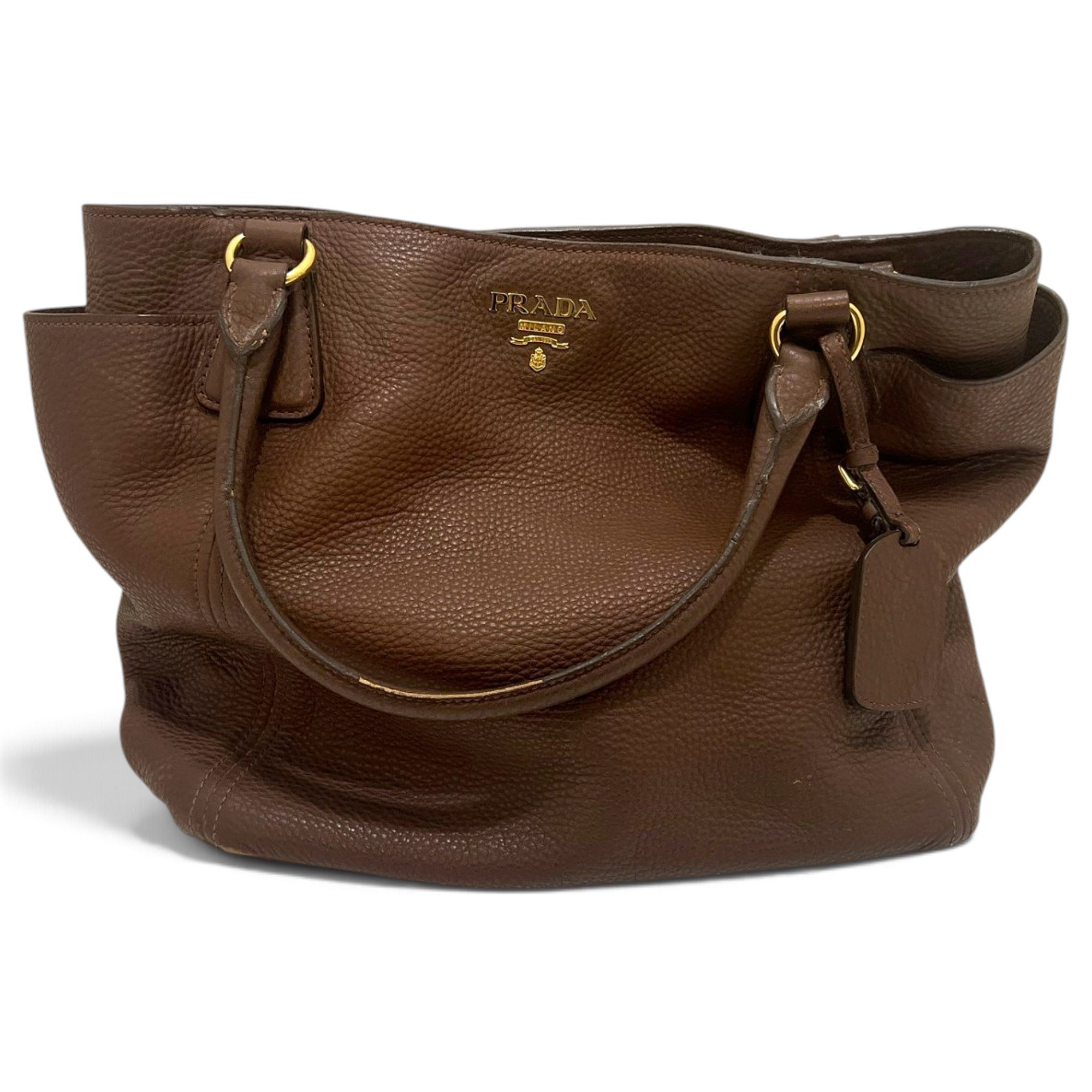 Leather tote