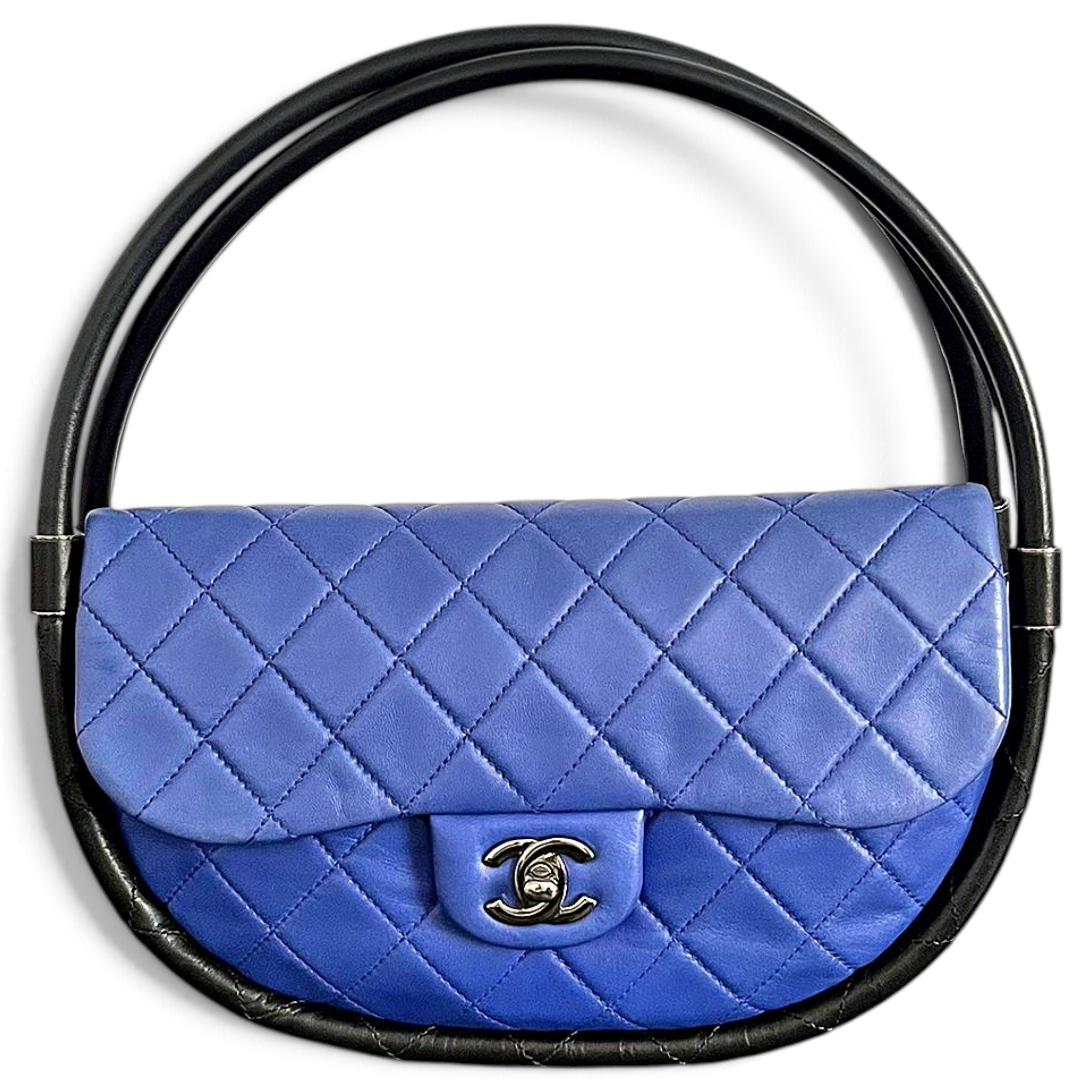 Hula Hoop leather handbag