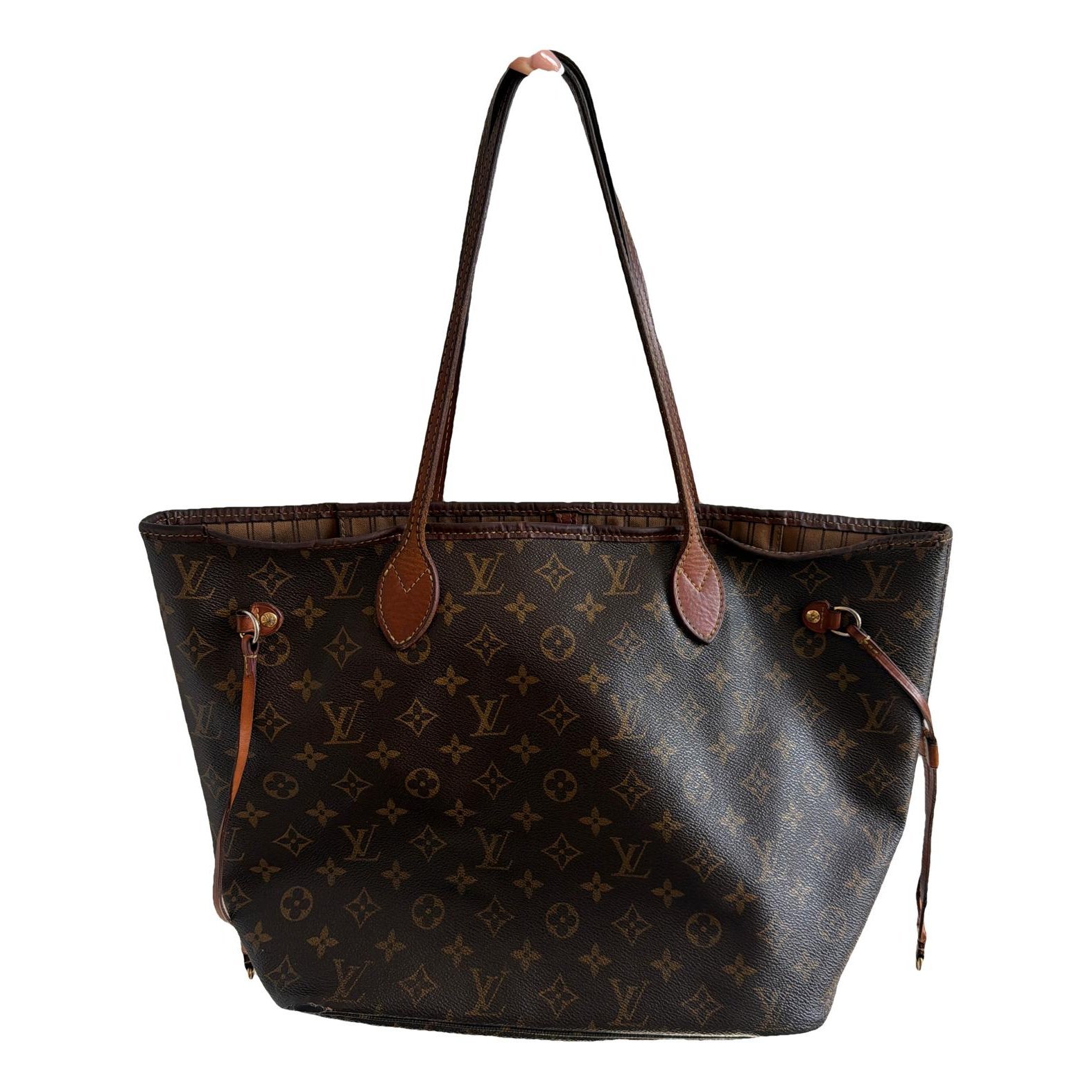 Neverfull leather tote