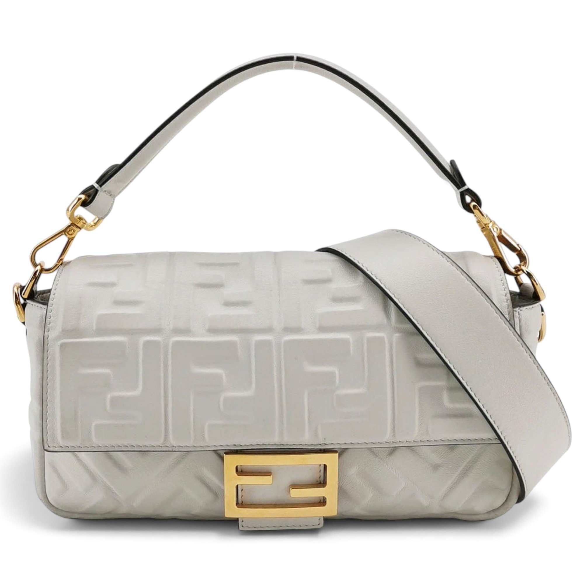 Baguette leather handbag
