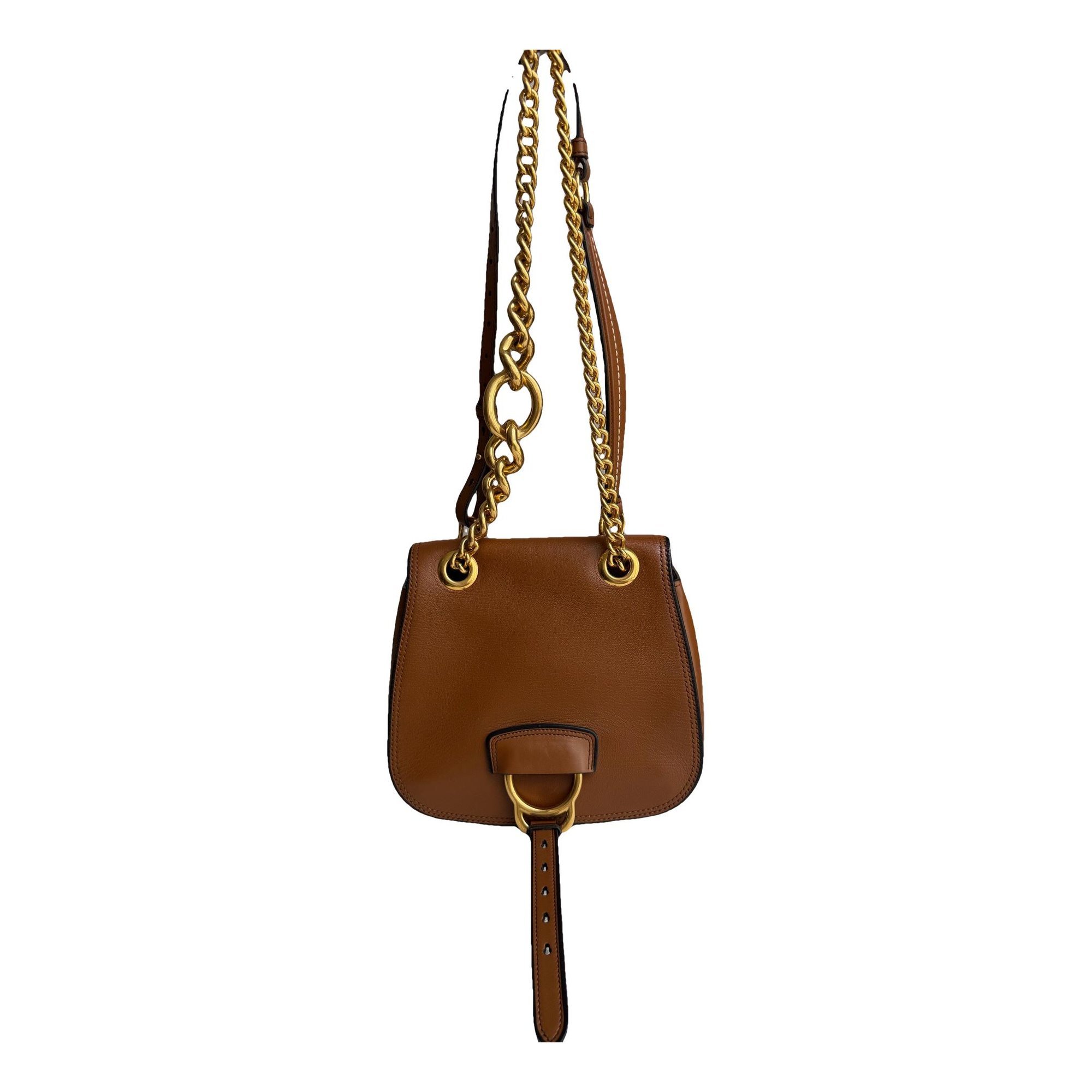 Dahlia leather handbag