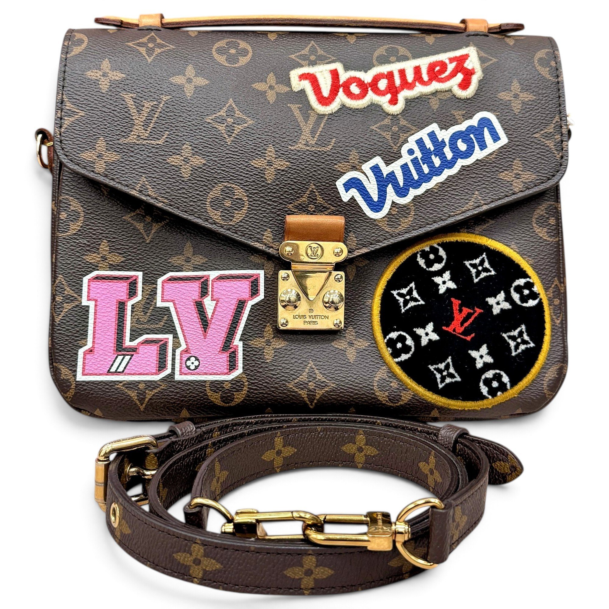 Metis leather handbag