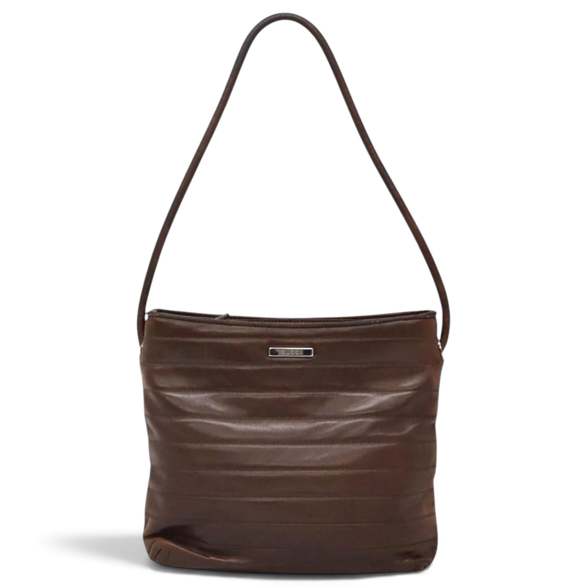 Leather tote