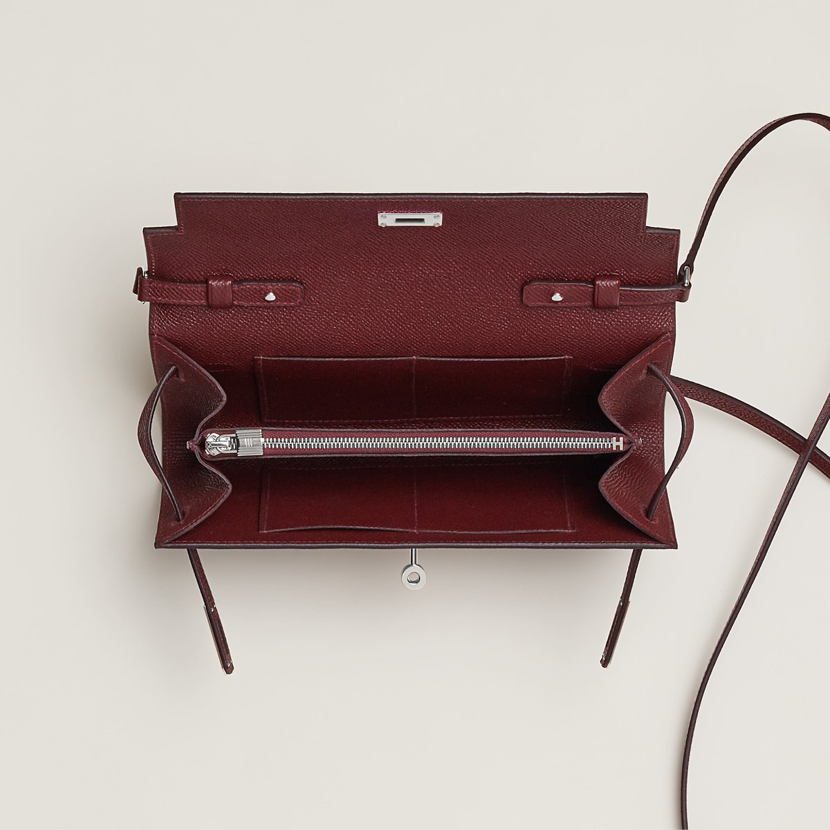 Rouge H Kelly Classique to Go Wallet