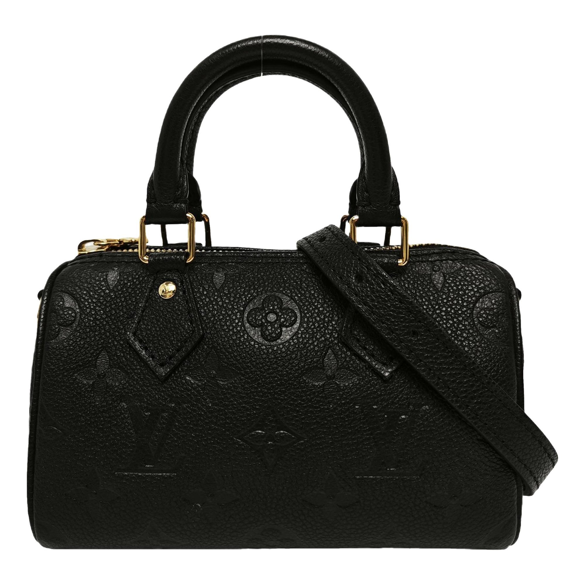 Nano Speedy / Mini HL leather handbag