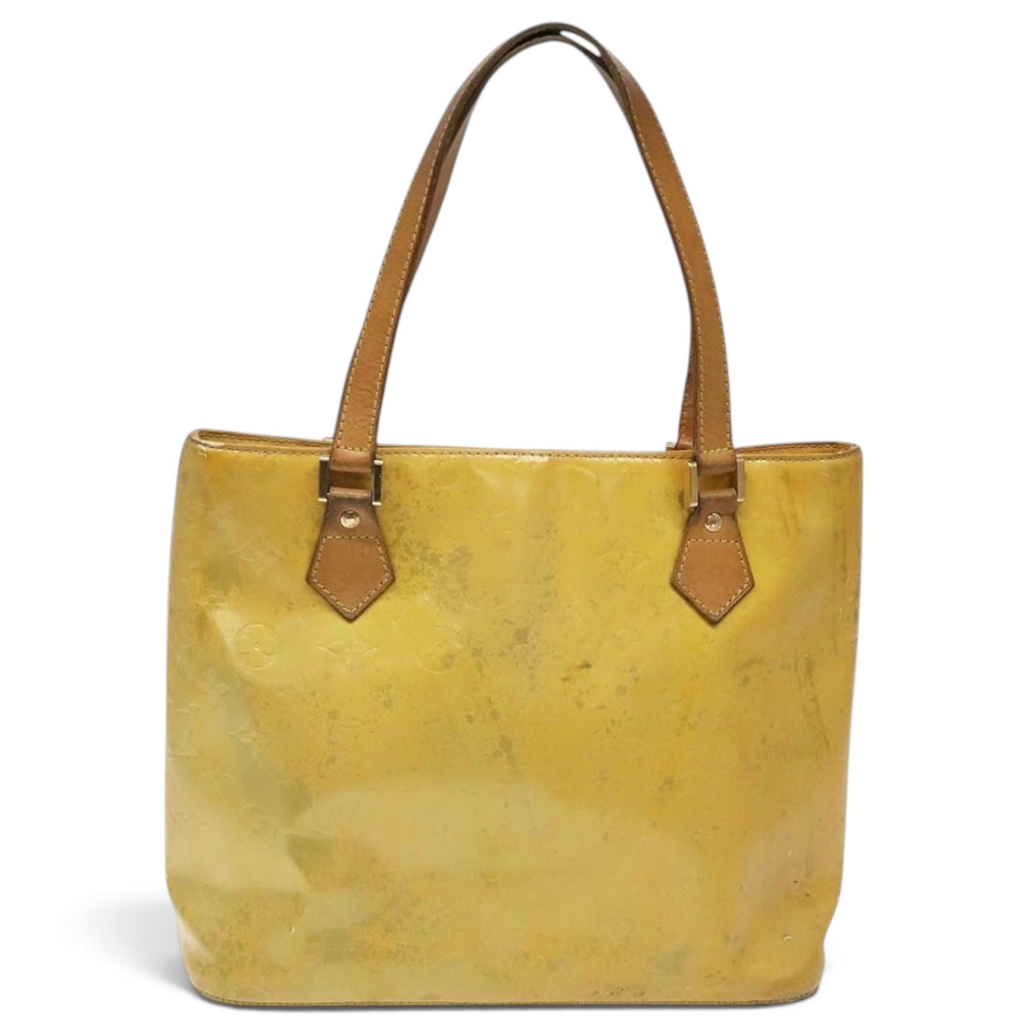 Houston patent leather handbag