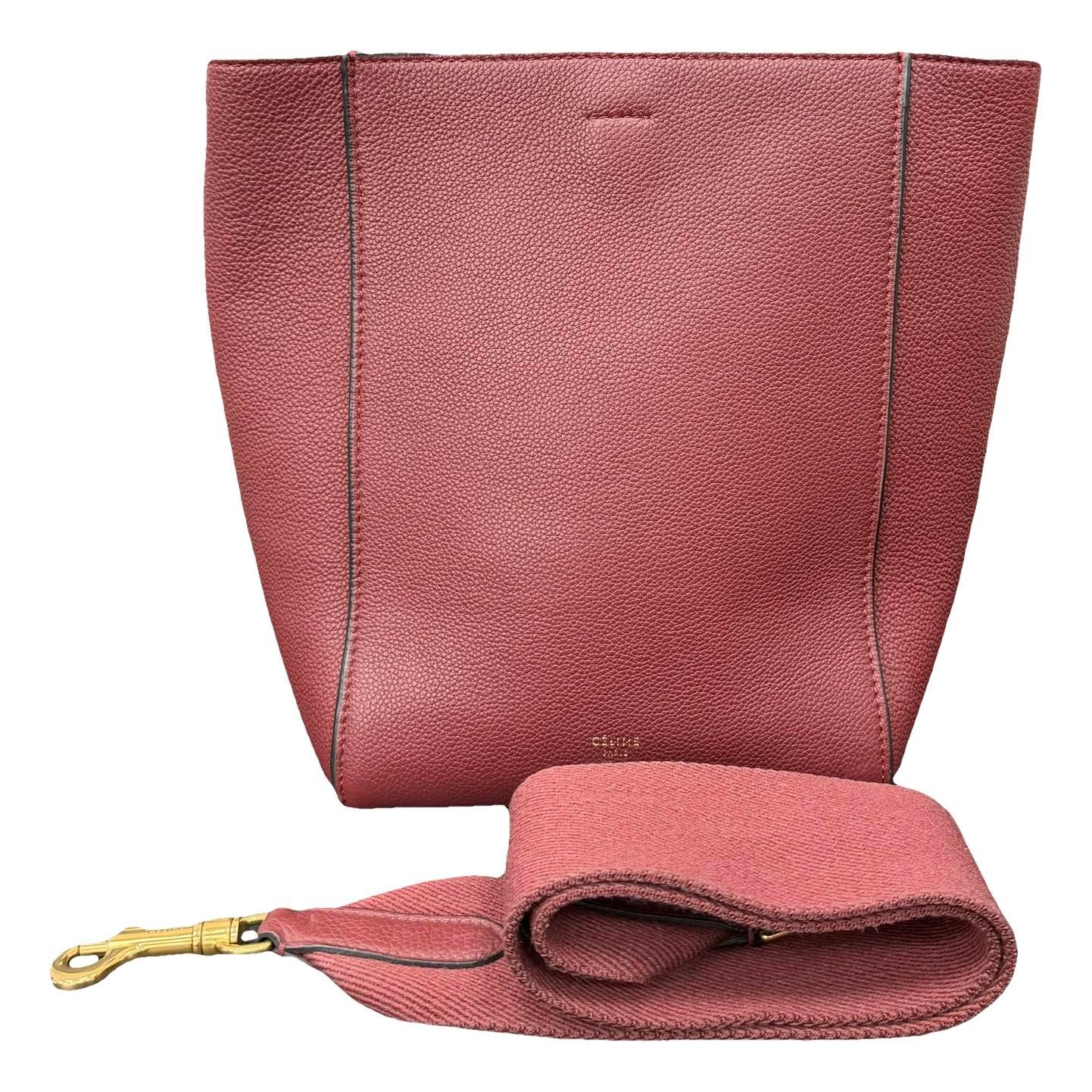 Seau Sangle leather handbag
