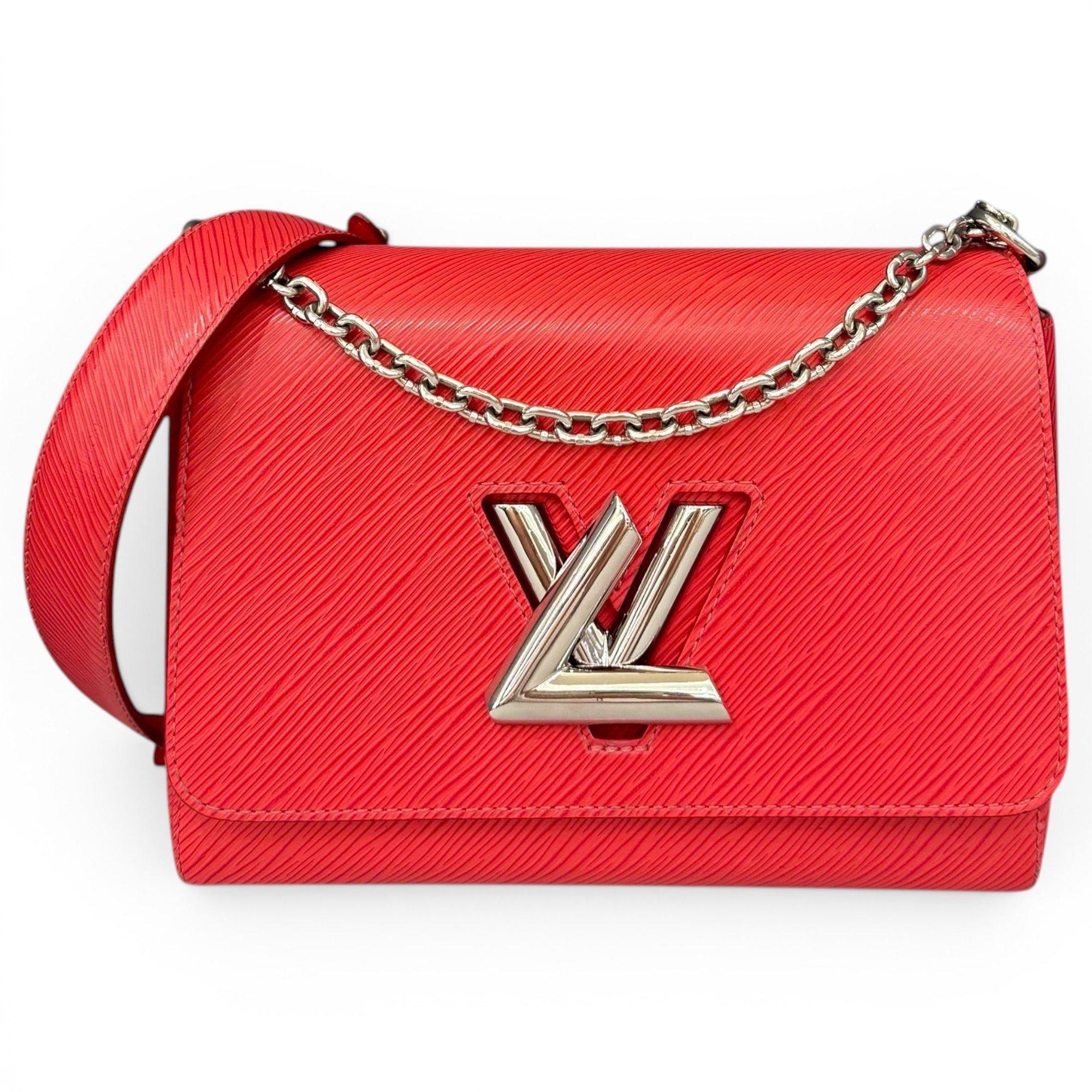 Twist pony-style calfskin handbag