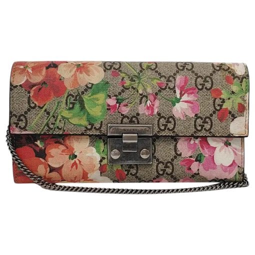 Padlock leather handbag