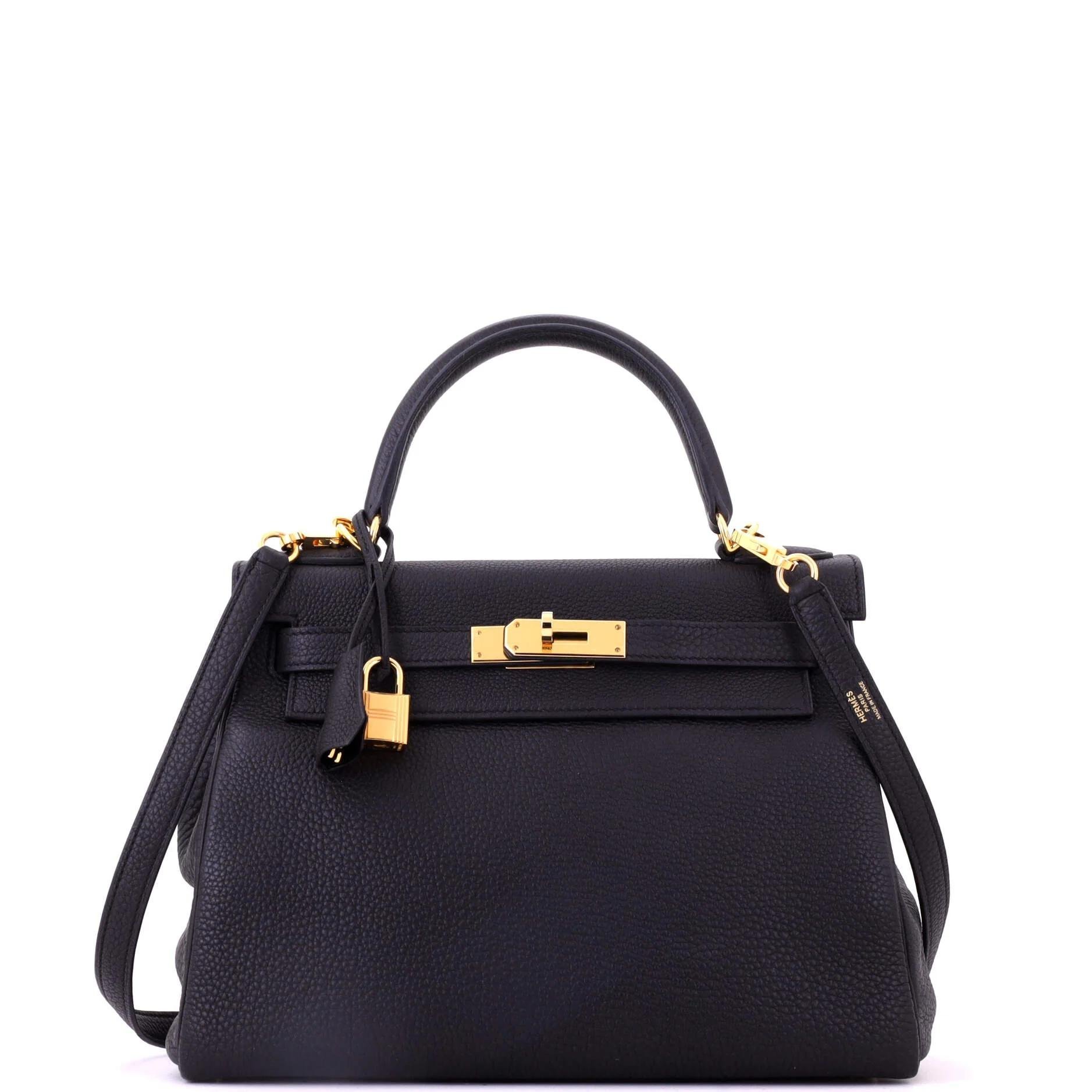 Kelly 28 leather crossbody bag