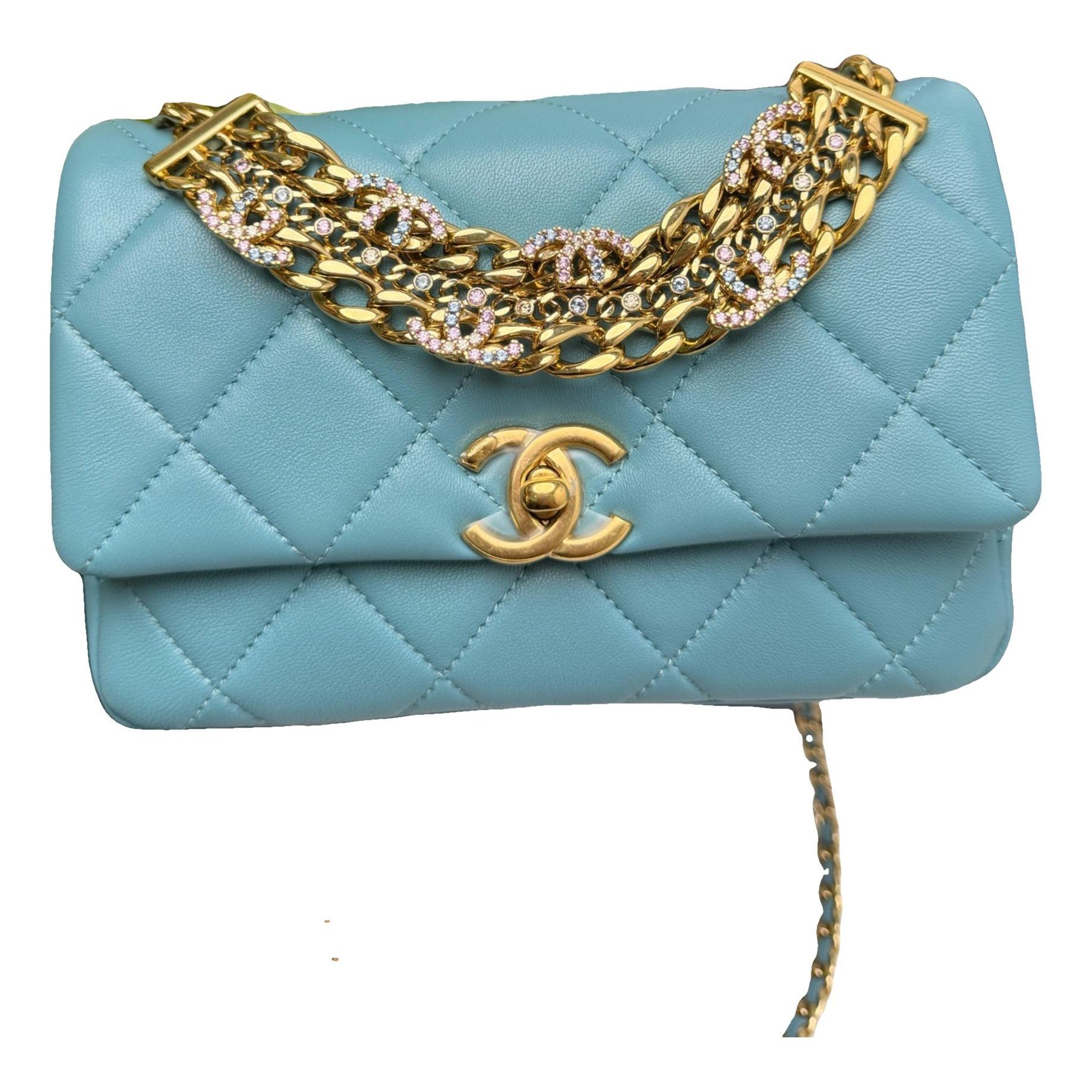 Coco Luxe leather handbag