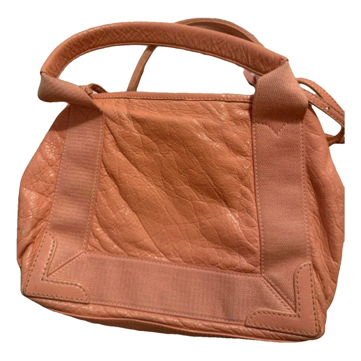 Balenciaga Navy cabas leather tote