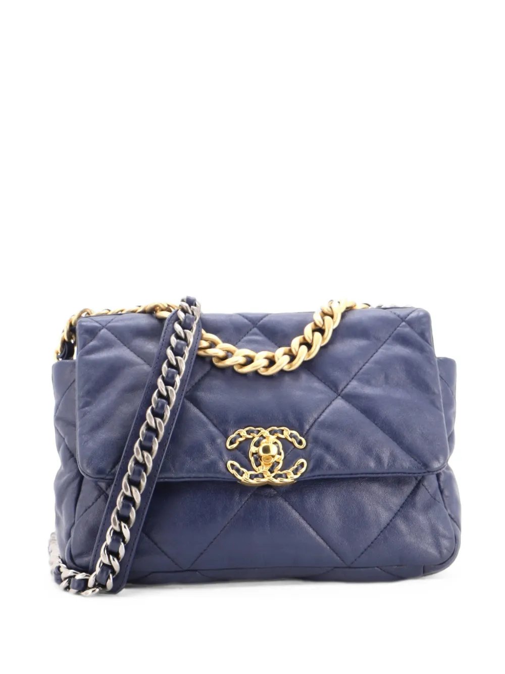 19 Flap Bag Quilted Leather Medium crossbody bag
