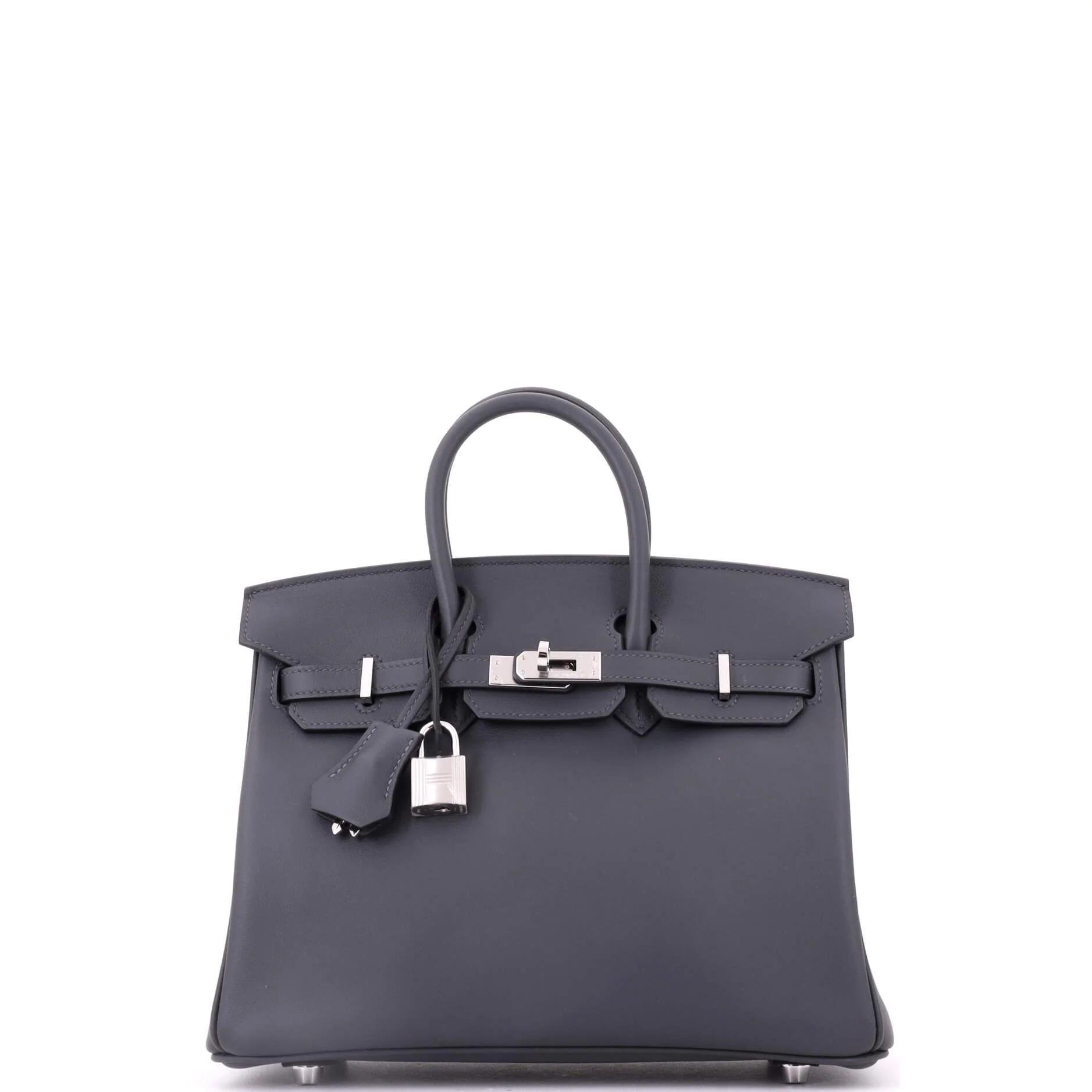 Birkin 25 leather tote