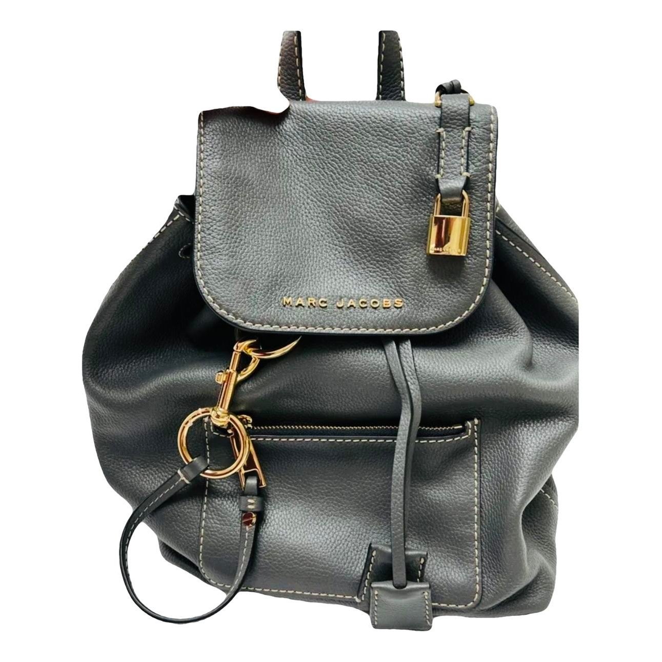 Leather backpack