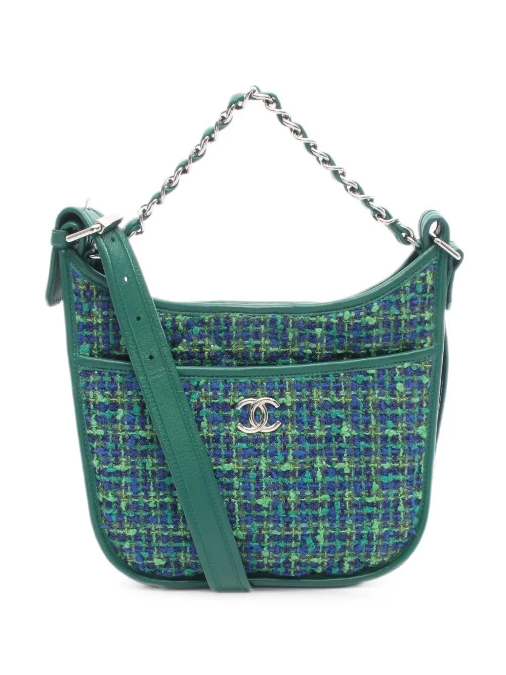 2018 matelassé tweed tote bag