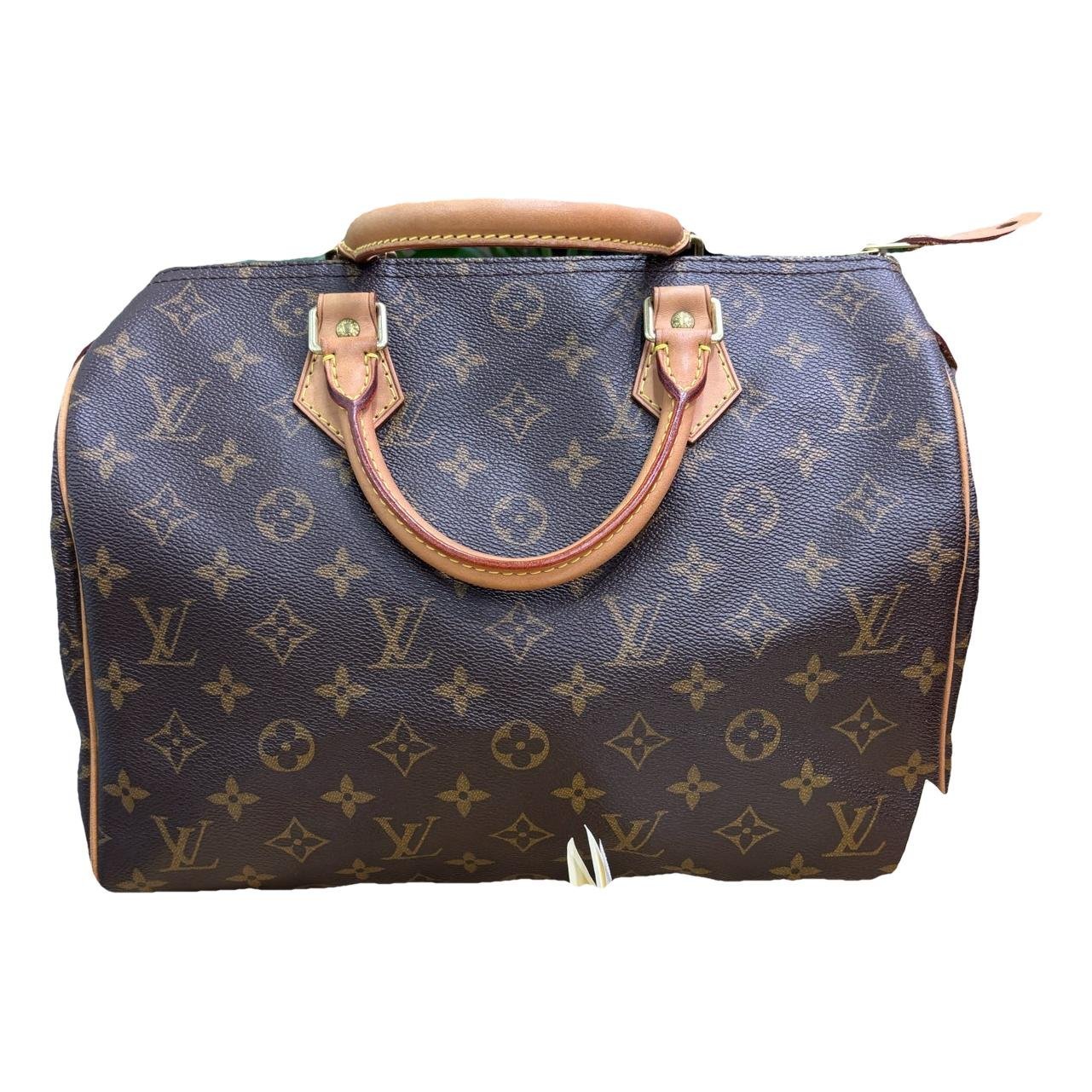 Speedy leather handbag