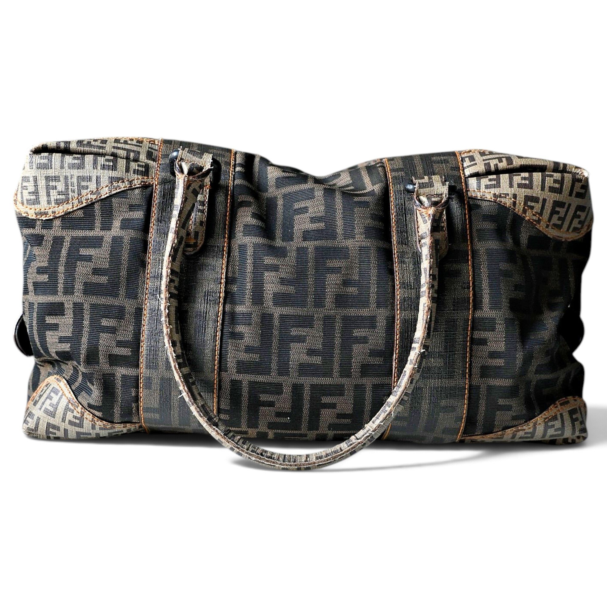 Fendi Forever Bauletto cloth handbag
