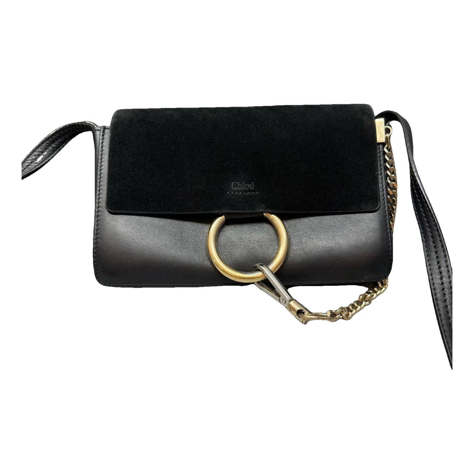 Faye leather handbag