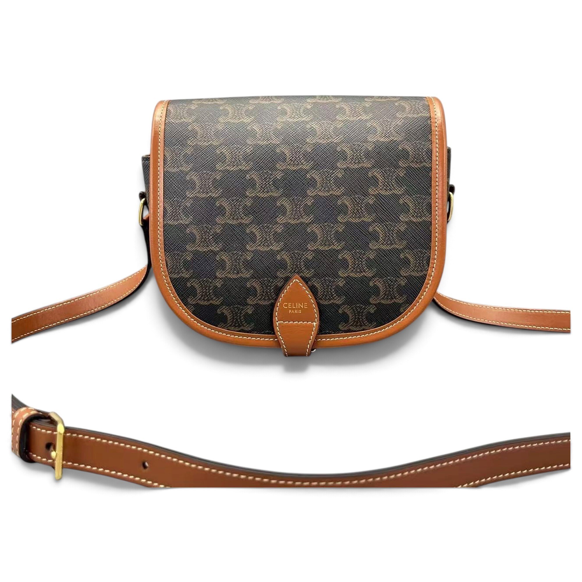 Folco leather crossbody bag