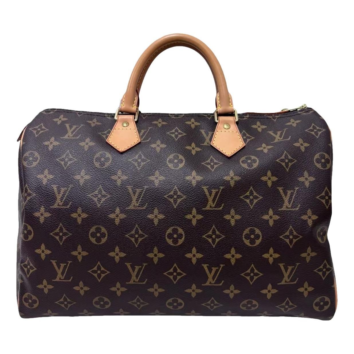 Speedy leather handbag