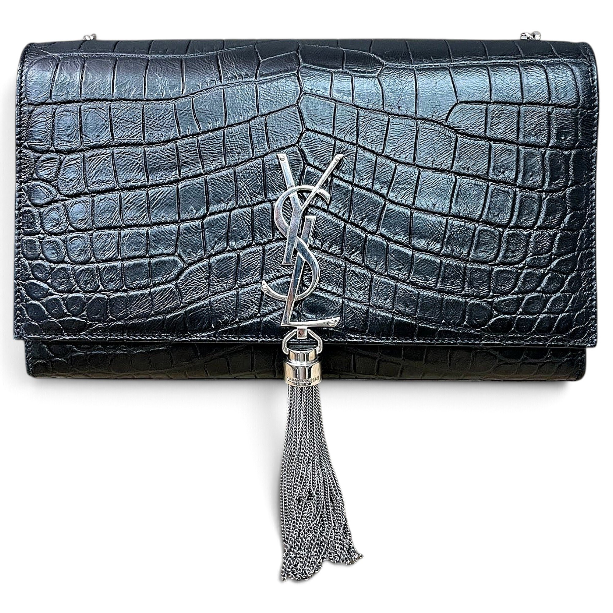 Pompom Kate leather handbag