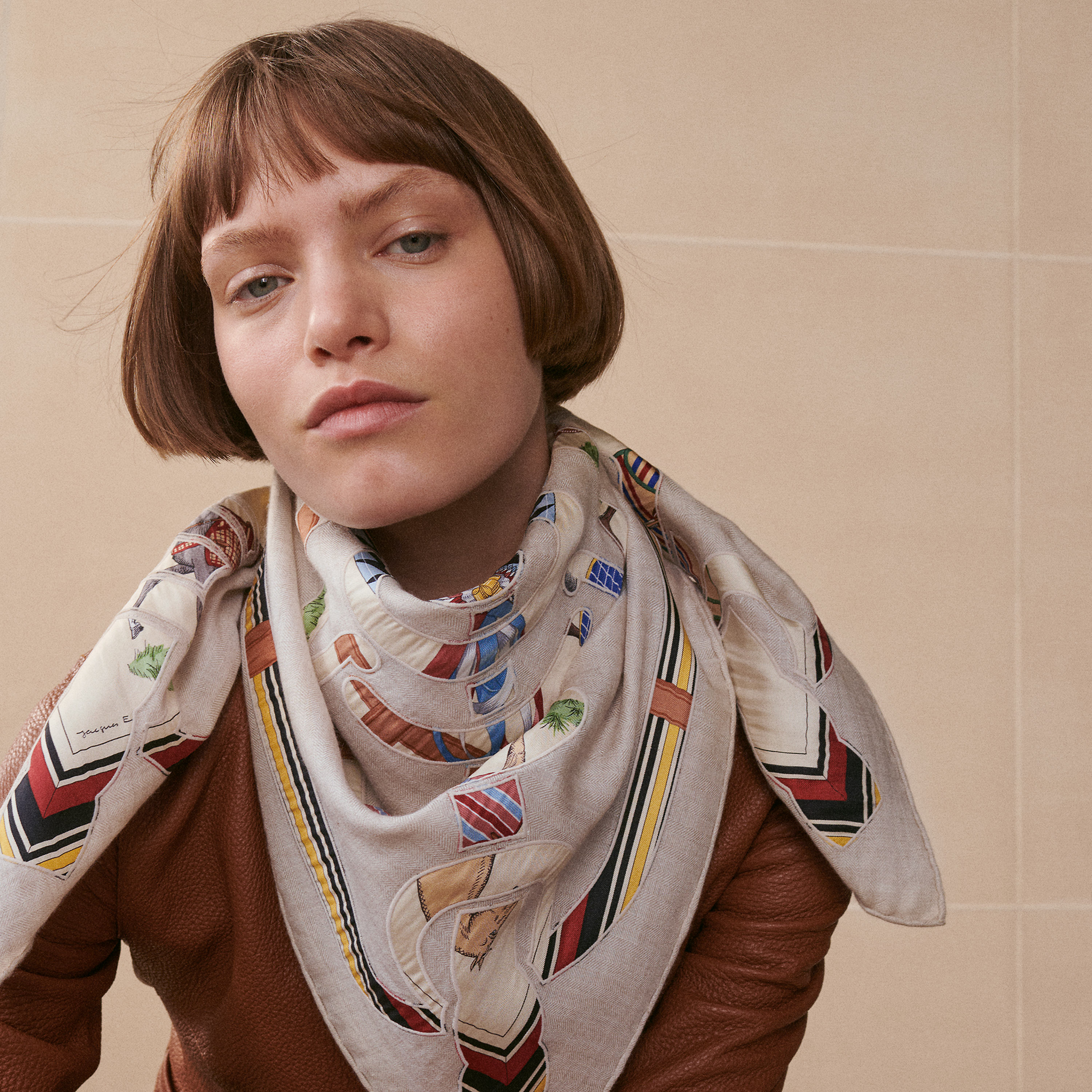 Eperons d'Or et Couvertures et Tenues de Jour scarf 90