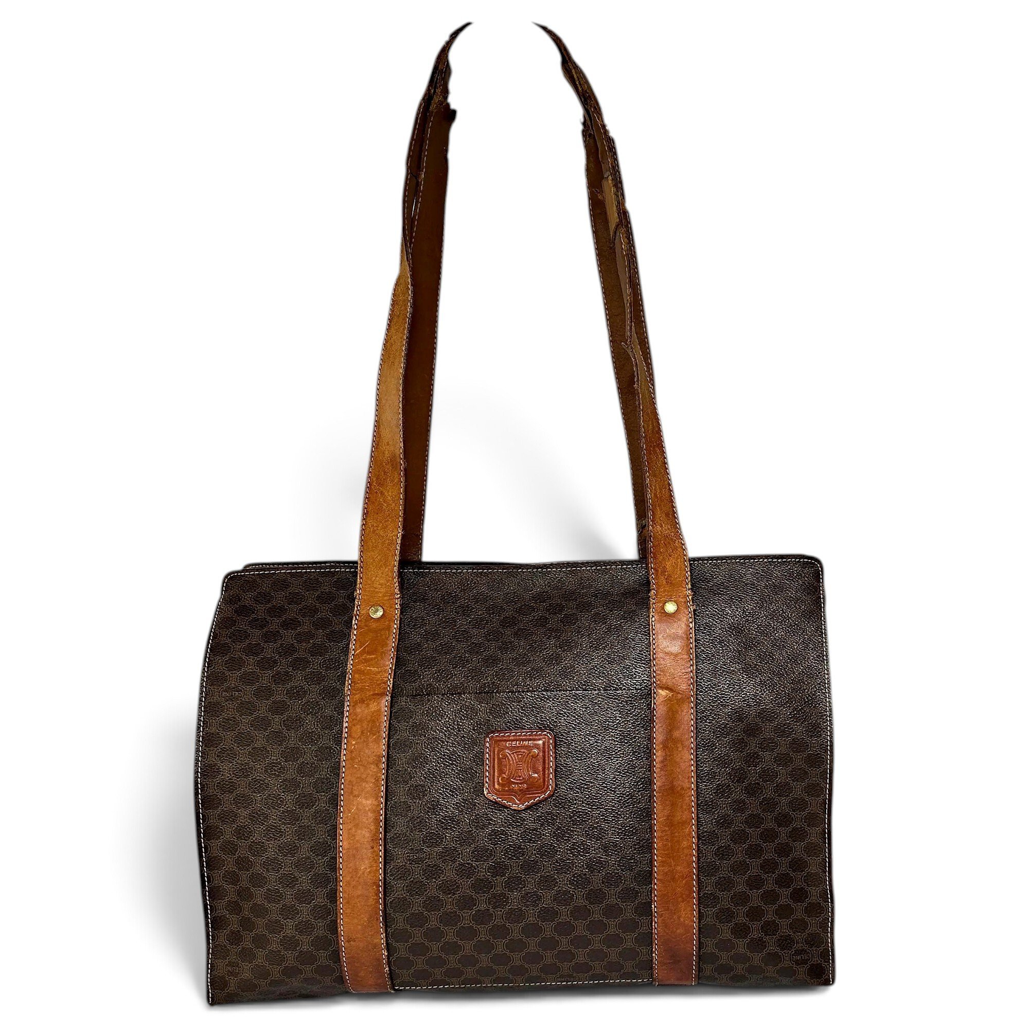 Triomphe leather handbag
