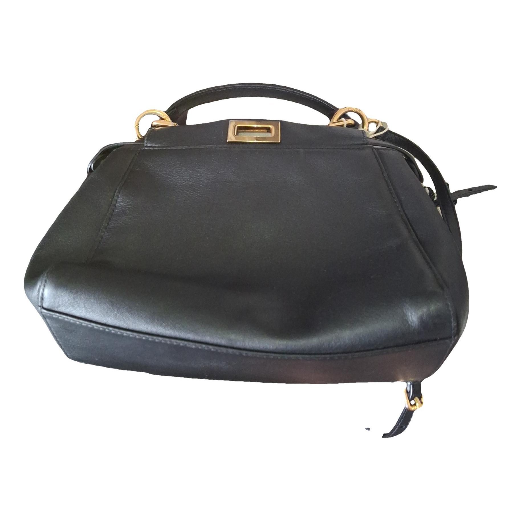 Peekaboo leather handbag